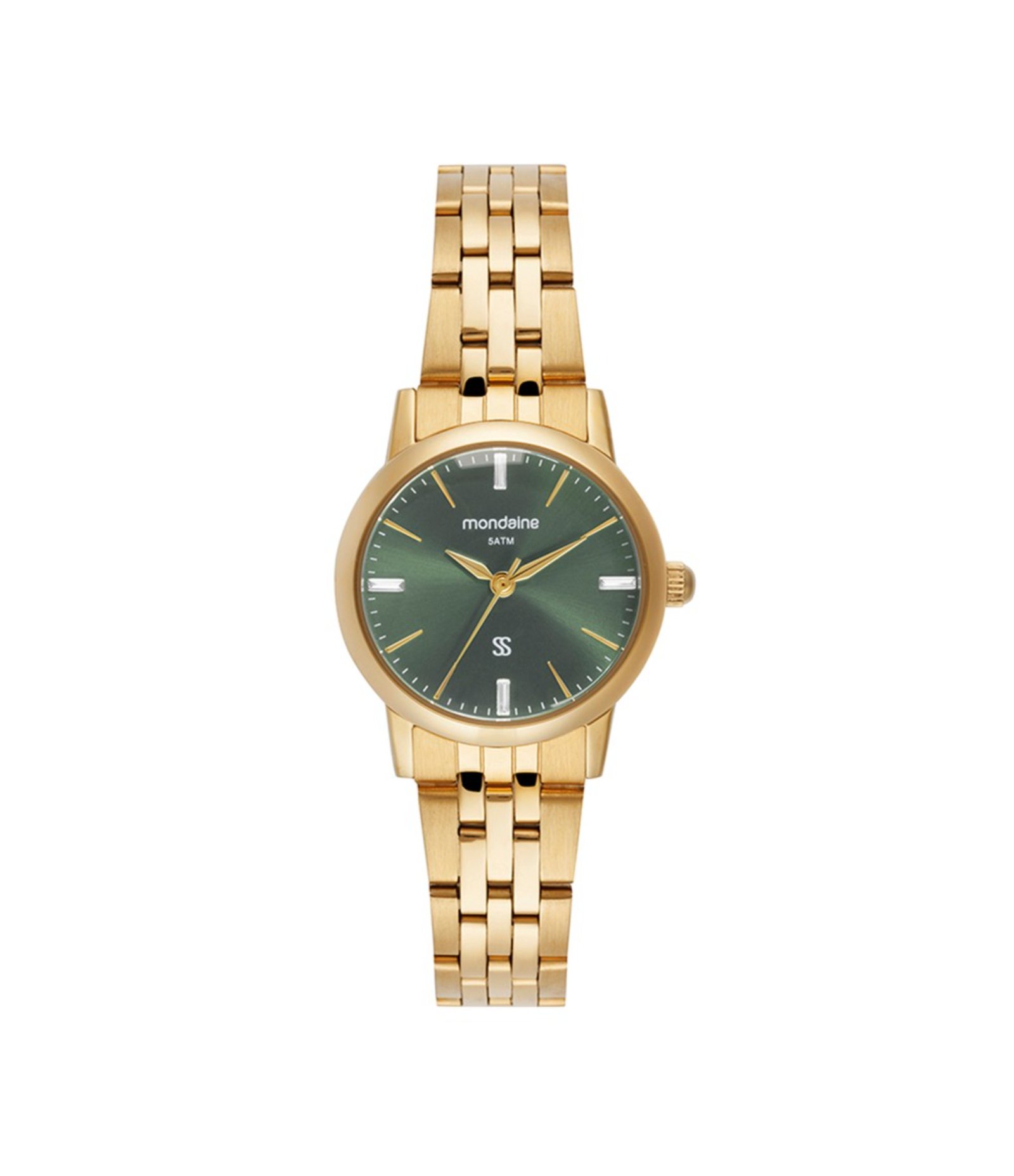 Relógio Mondaine Analógico Em Aço 33054LPMKDE1K1 Dourado 2