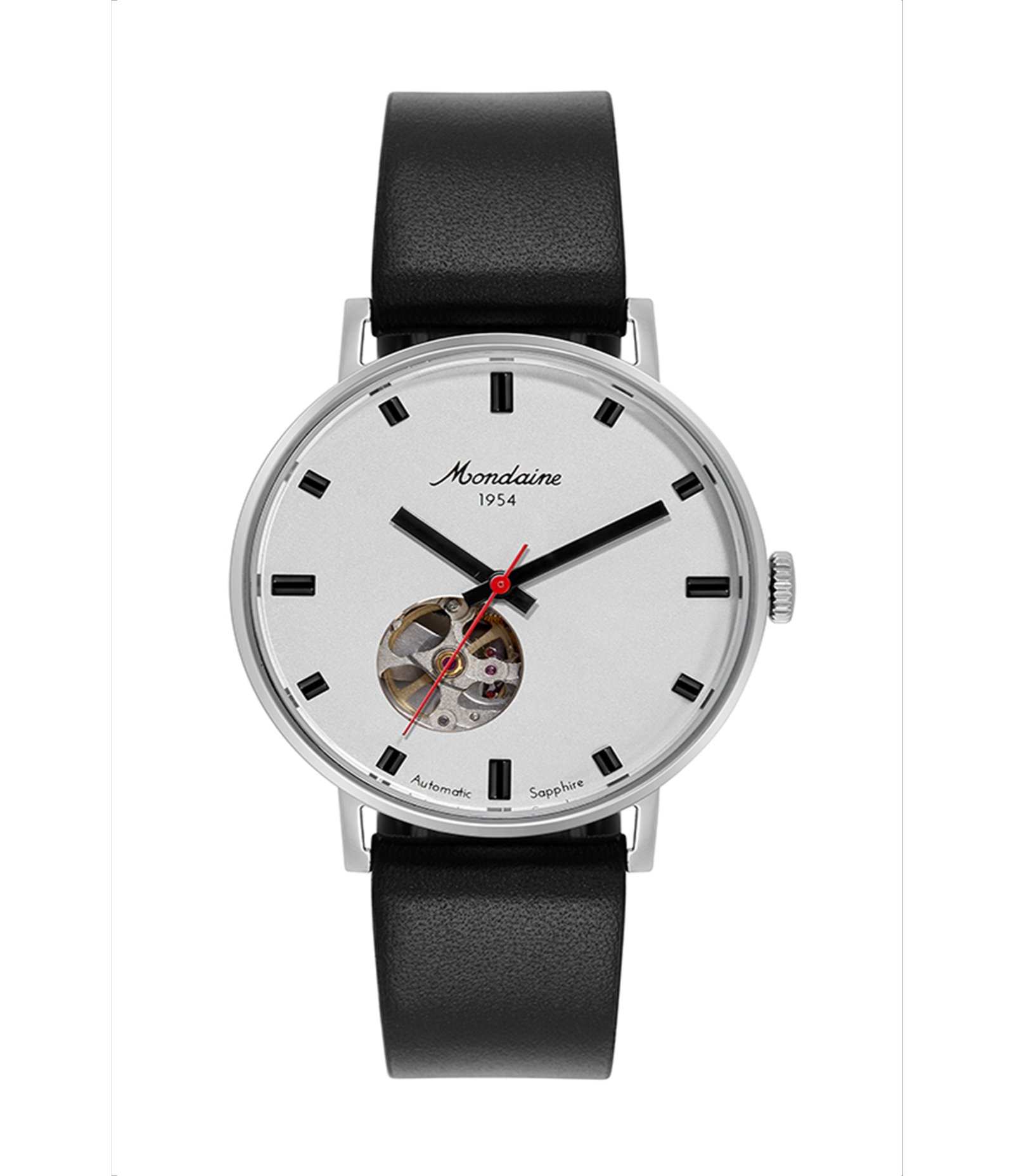 Relógio Automático Mondaine em Couro 32850G0MVNC2 Preto 2