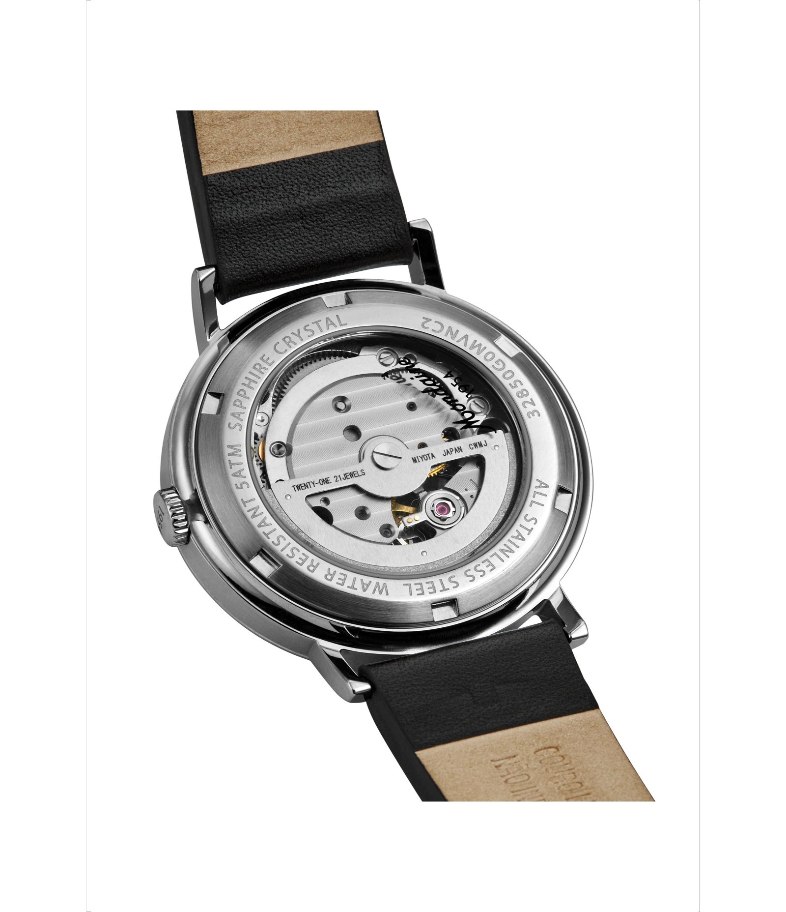 Relógio Automático Mondaine em Couro 32850G0MVNC2 Preto 3