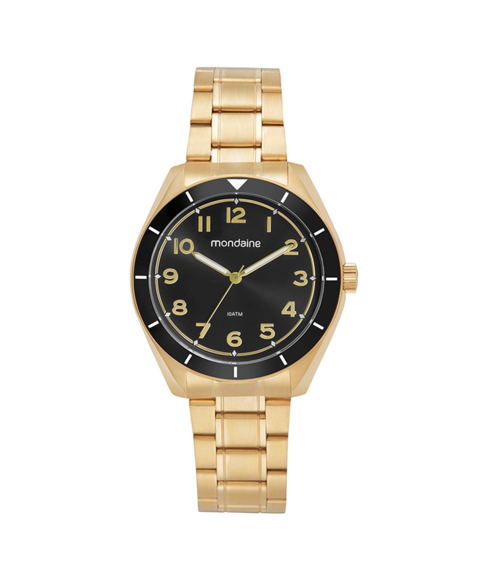 Relógio Mondaine Analógico Em Aço 32736GPMVDA5 Dourado 2