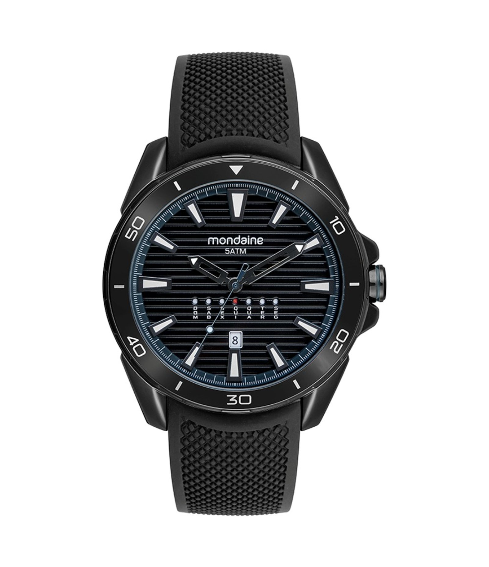 Relógio Mondaine Analógico Em Silicone 32896GPMVPI2 Preto 2