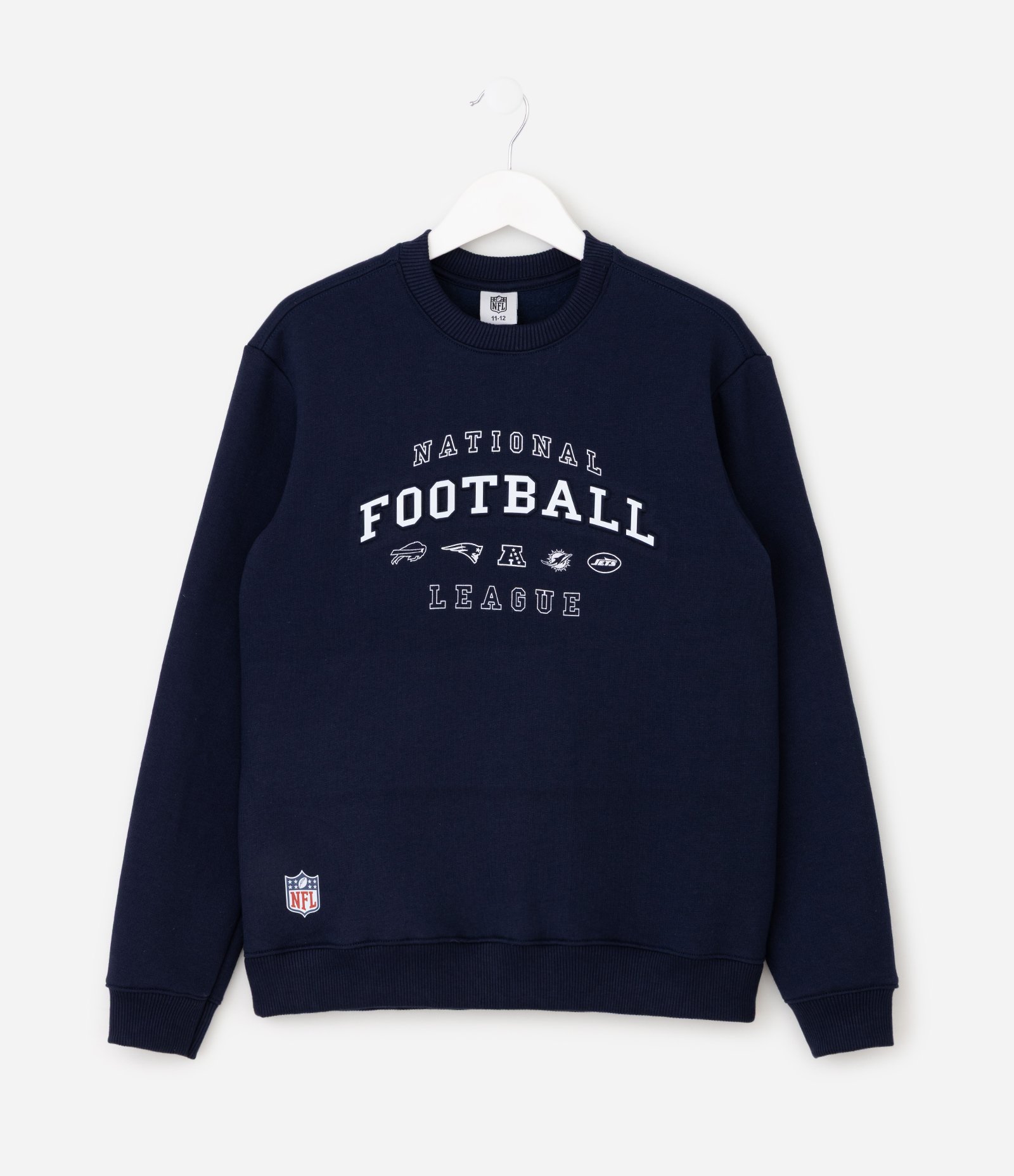 Casaco Infantil com Lettering em Relevo NFL – Tam 5 a 14 Anos Azul Marinho 1