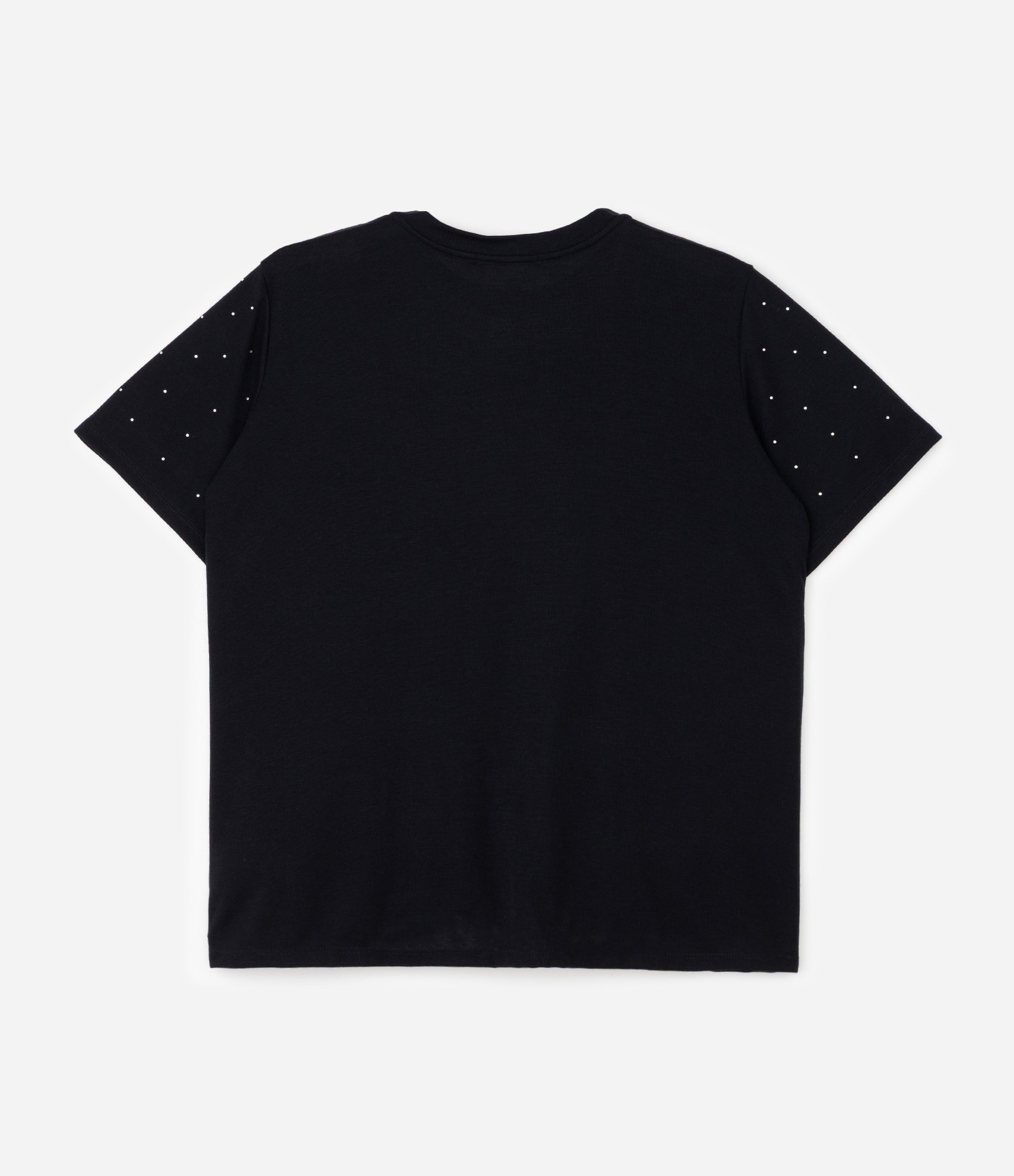 Blusa com Brilhos Frontais Curve & Plus Size Preto 6