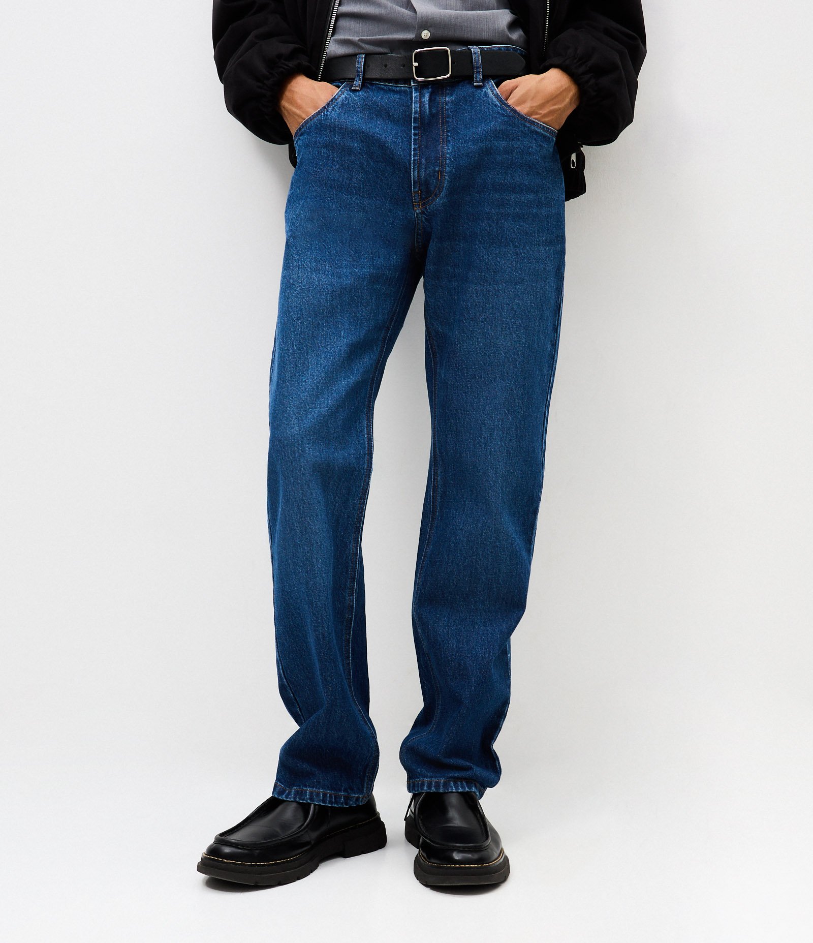 Calça Jeans Reta Azul 2