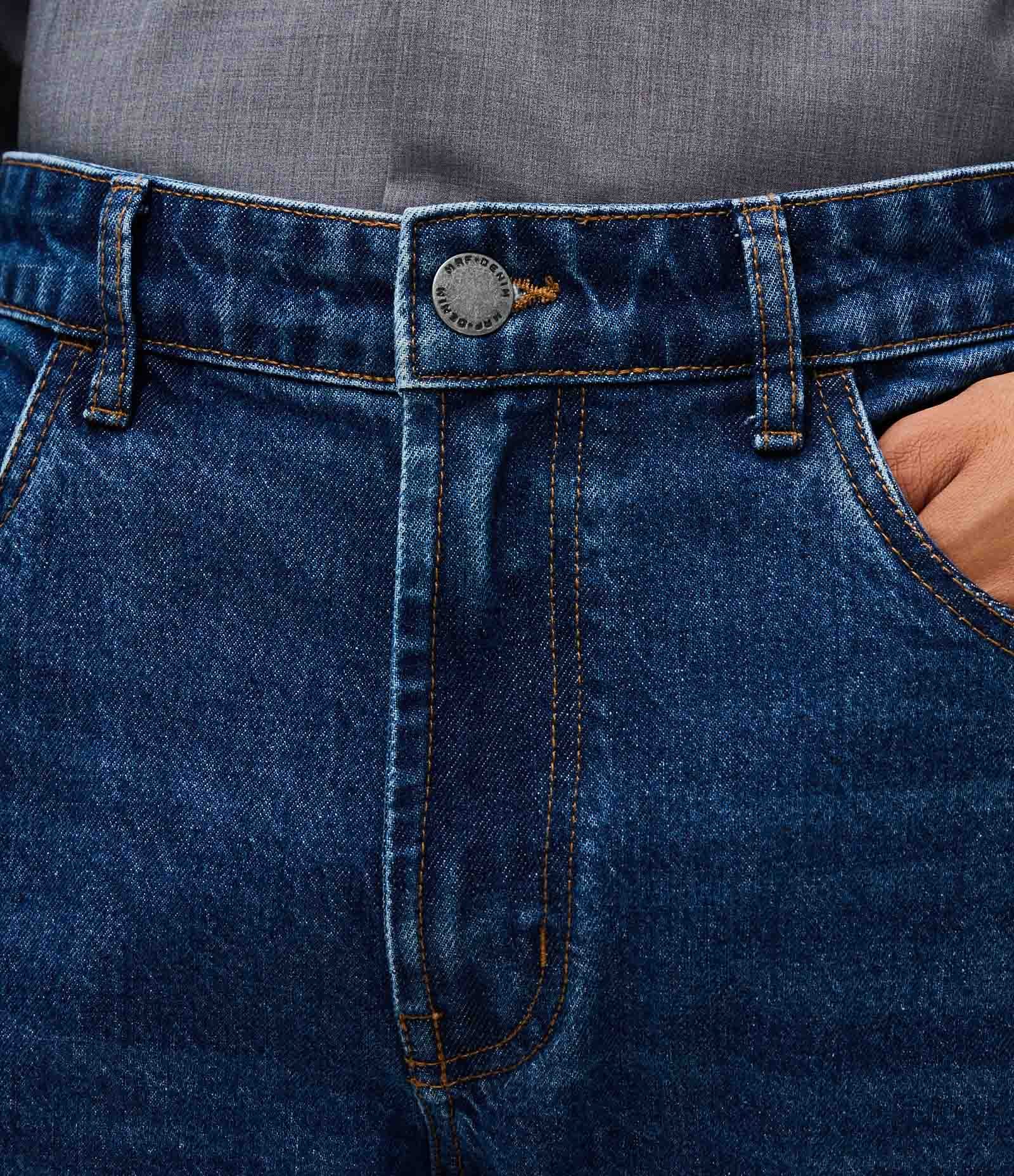 Calça Jeans Reta Azul 3