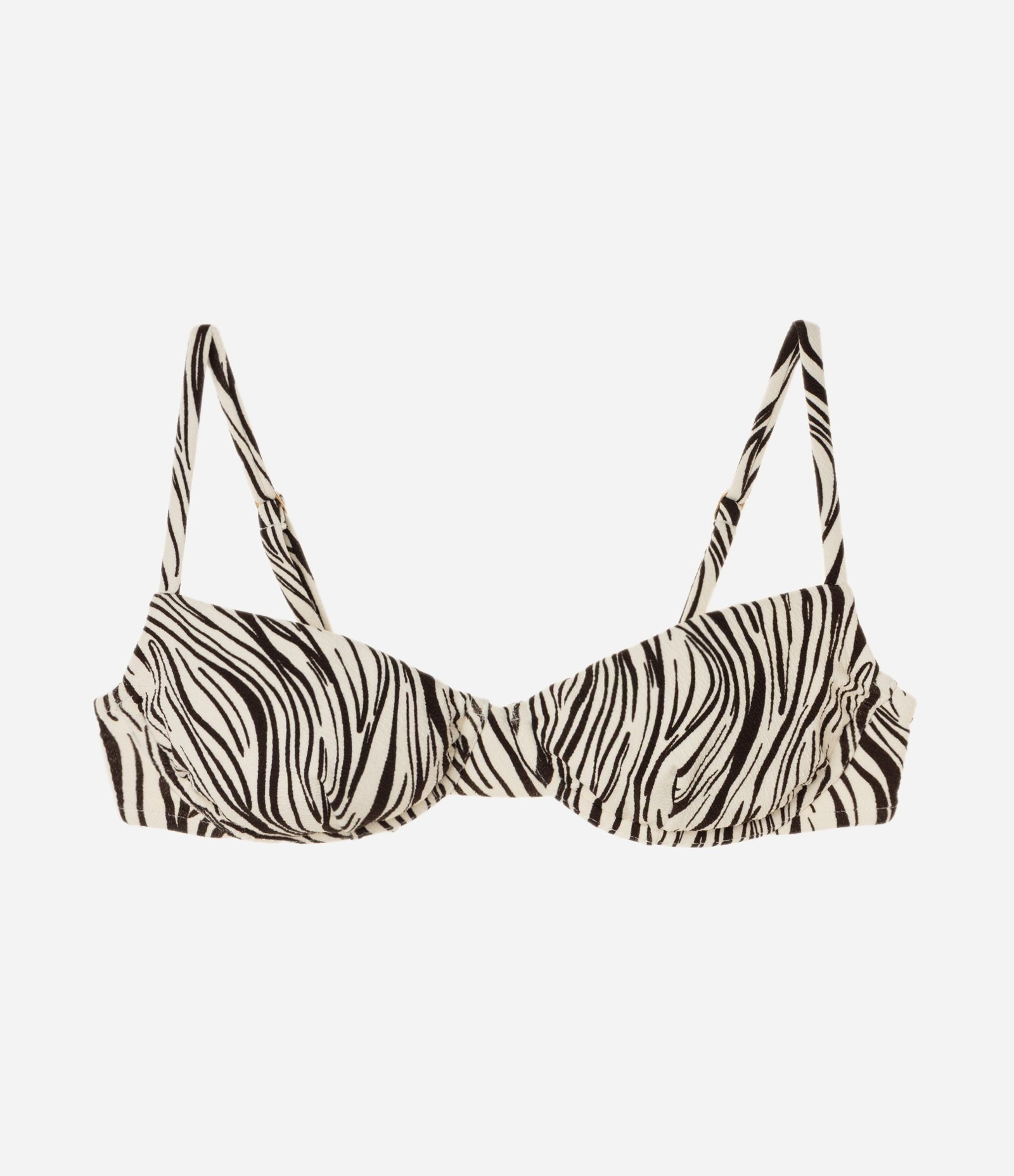 Biquini Top Meia Taça com Estampa Animal Print Marrom 4