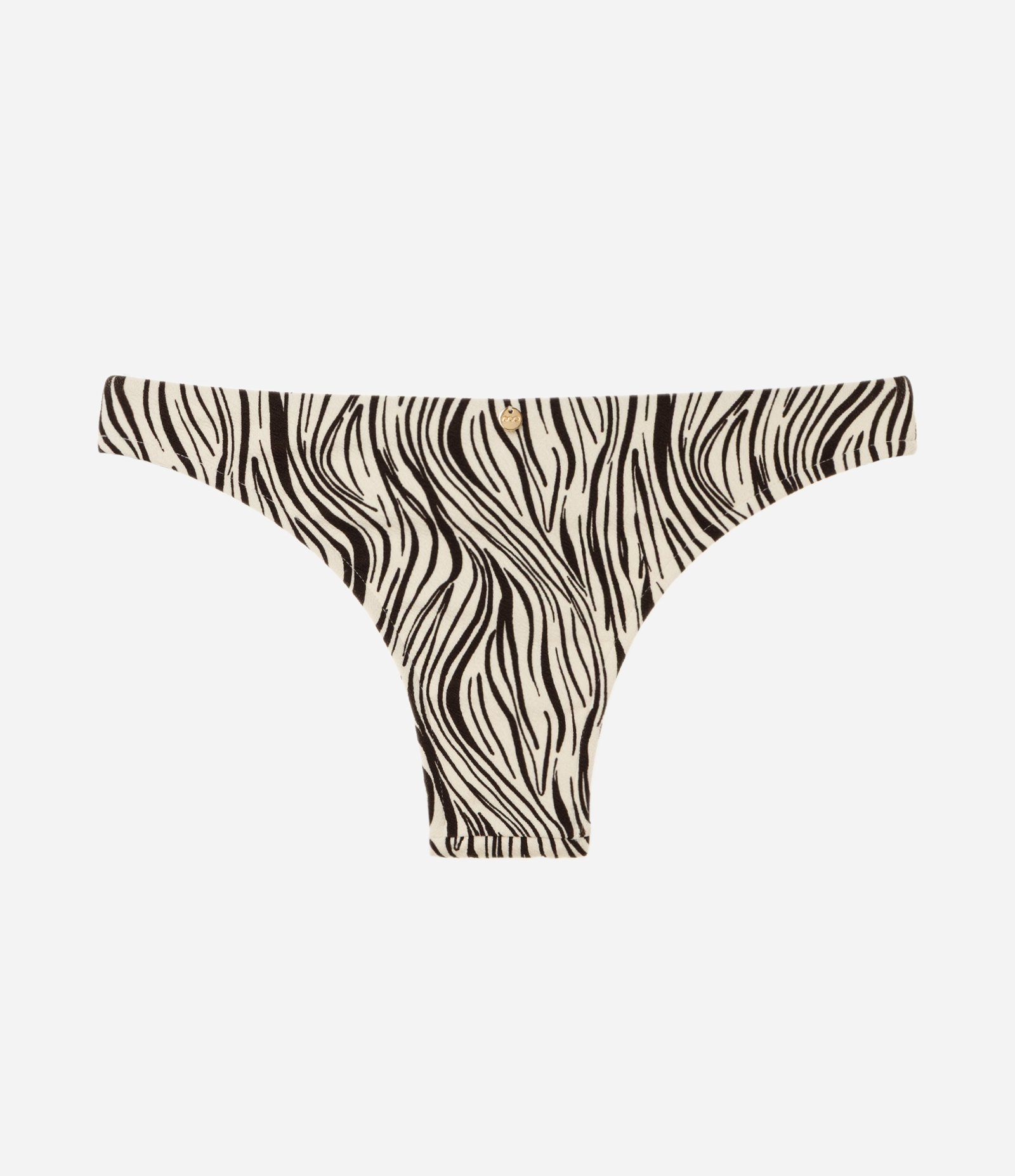 Biquini Calcinha Básica com Estampa Animal Print Marrom 6