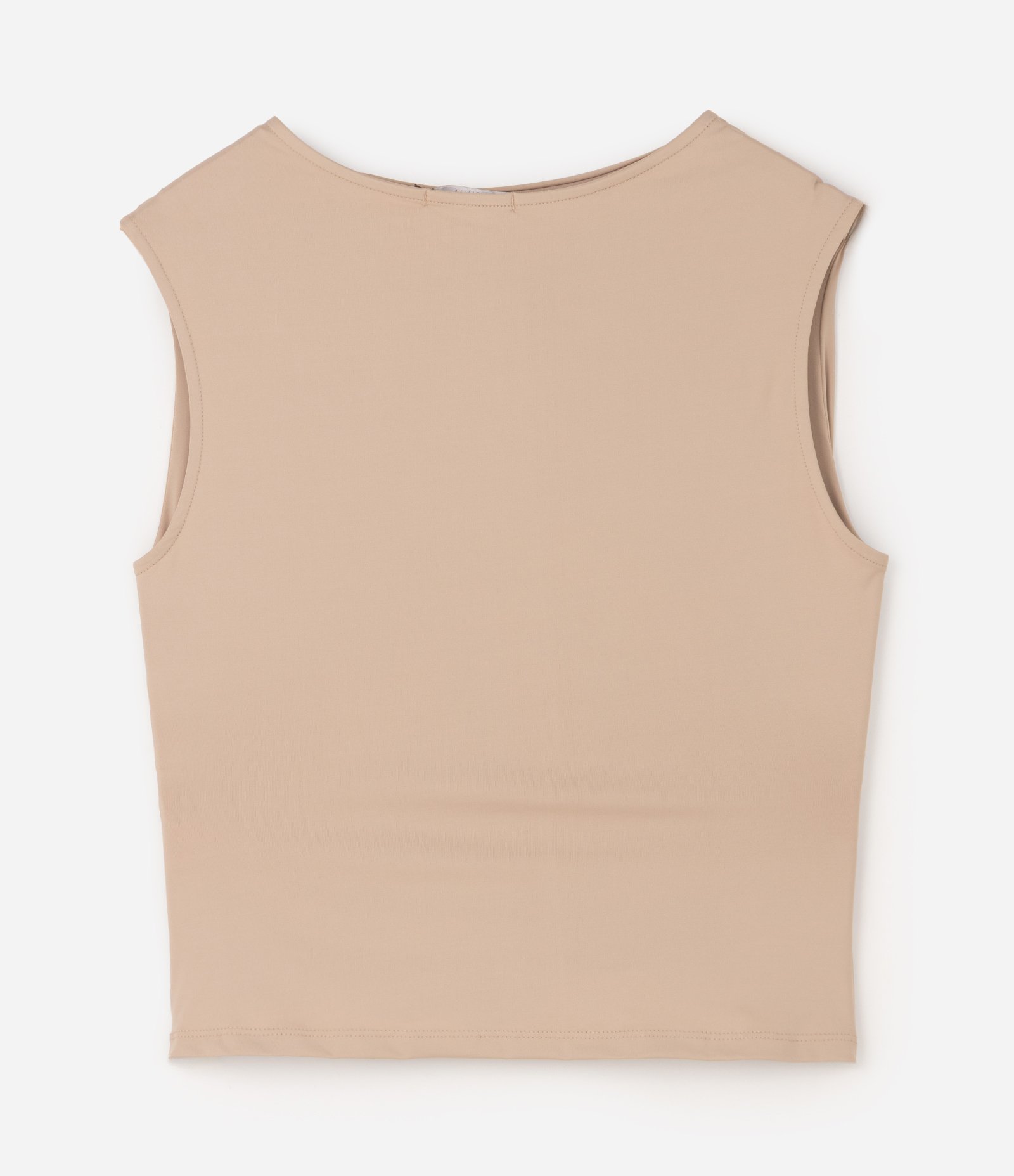 Blusa com Franzido Lateral Curve & Plus Size Bege 6