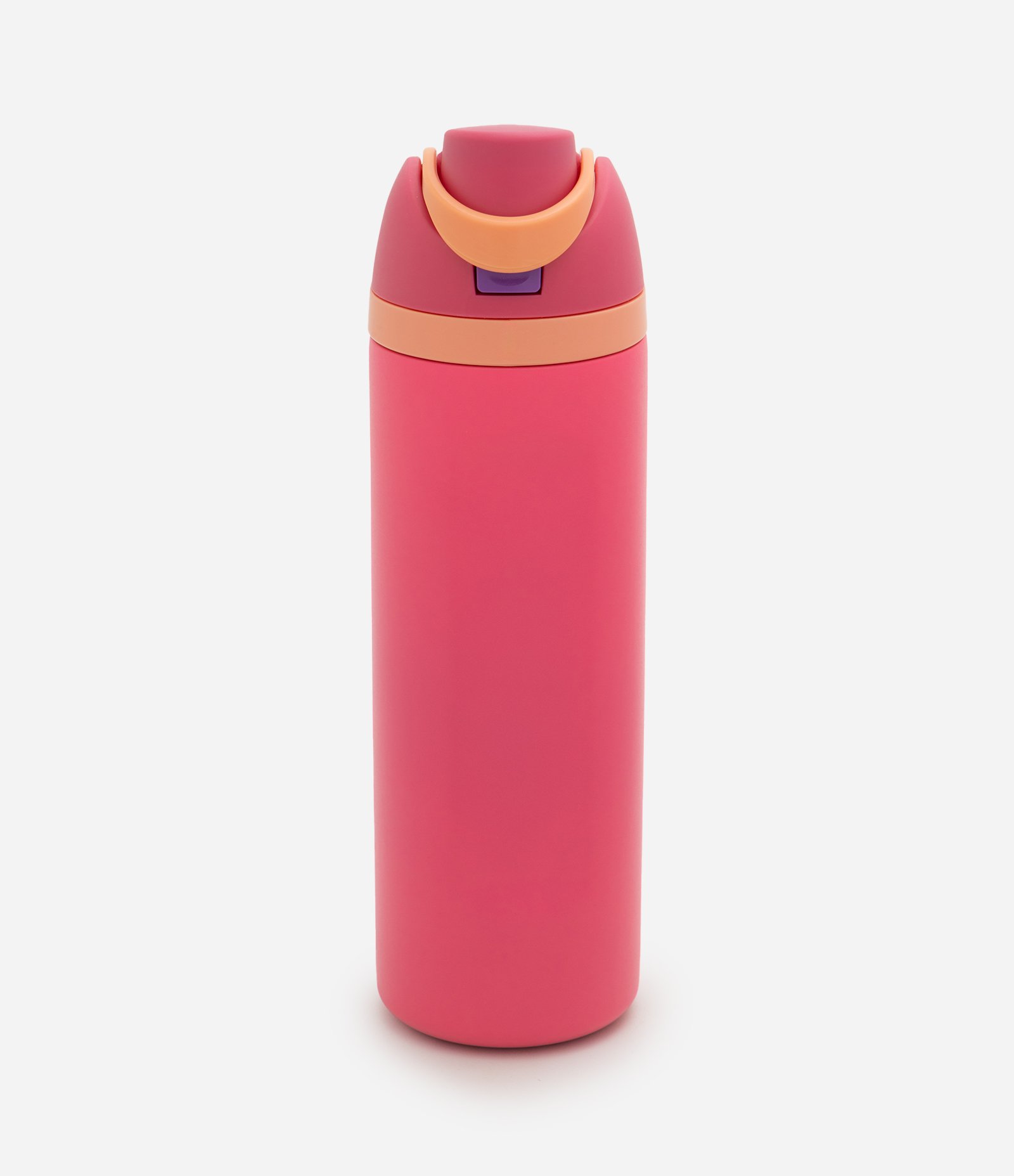 Garrafa Térmica em Metal com Canudo 710ml Rosa 1