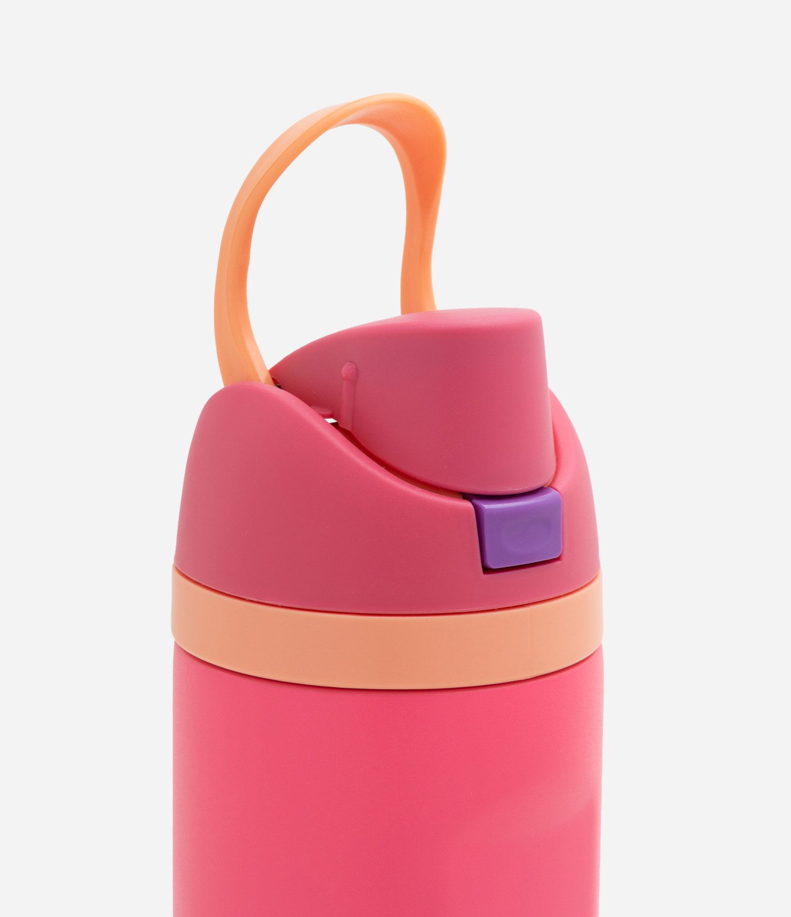 Garrafa Térmica em Metal com Canudo 710ml Rosa 2