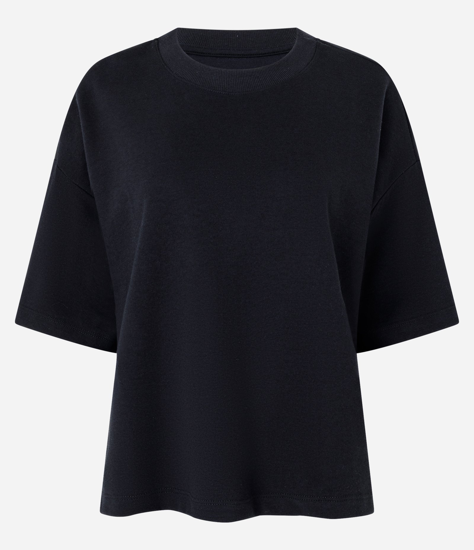 Camiseta Over Malhão com Manga Curta Preto 1