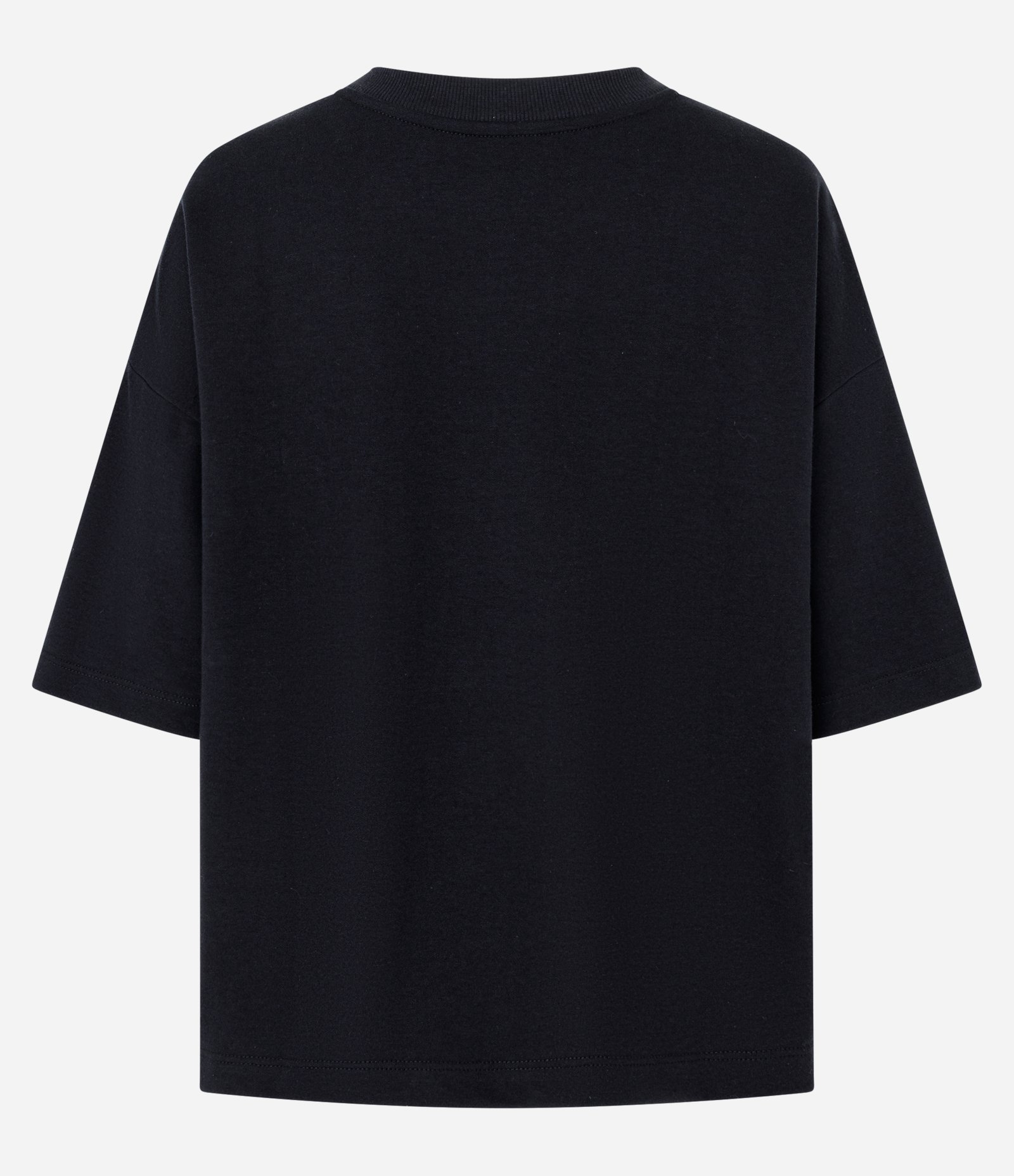 Camiseta Over Malhão com Manga Curta Preto 2