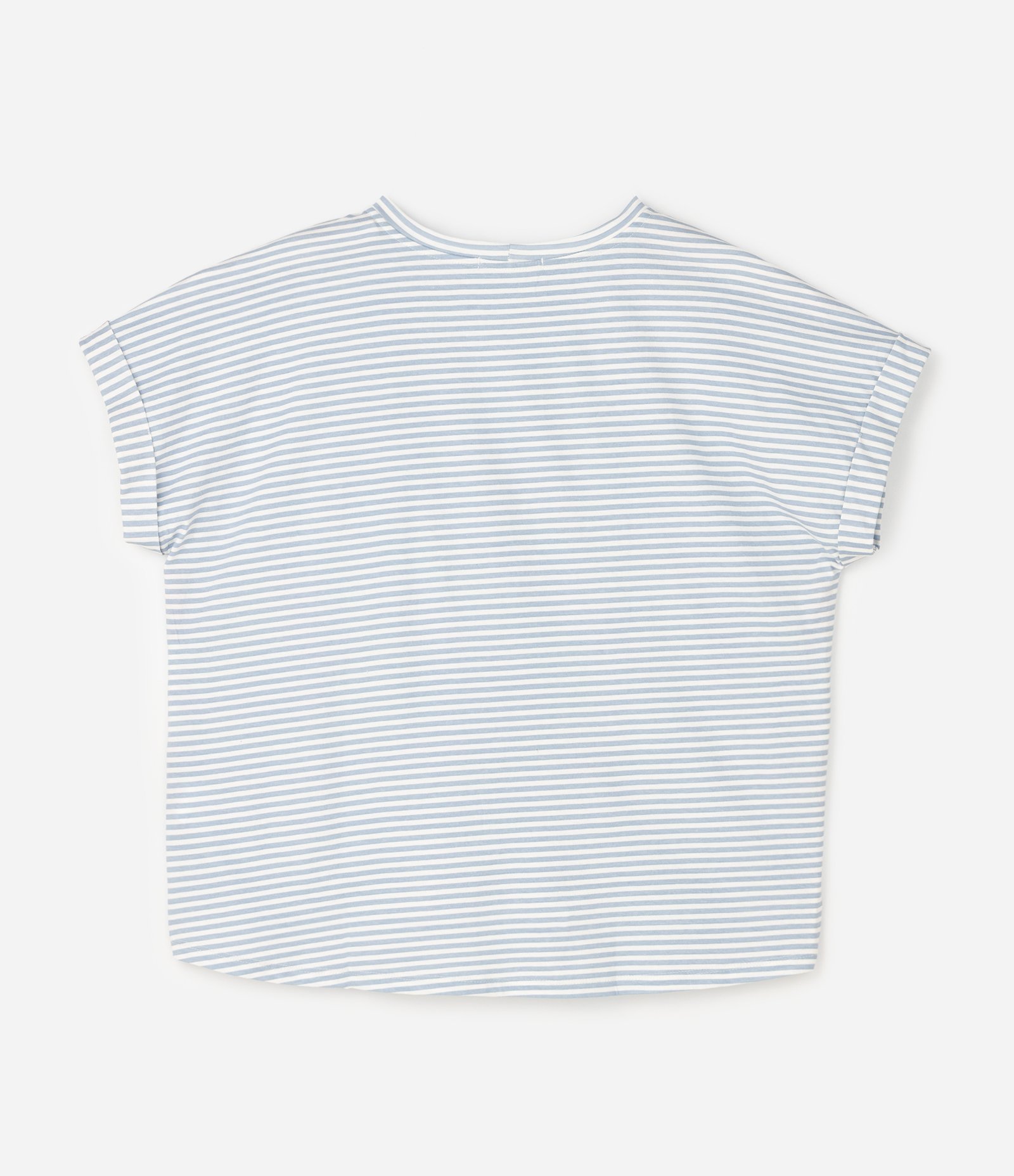 Blusa em Algodão com Bordado Coquetel Curve & Plus Size Azul 6
