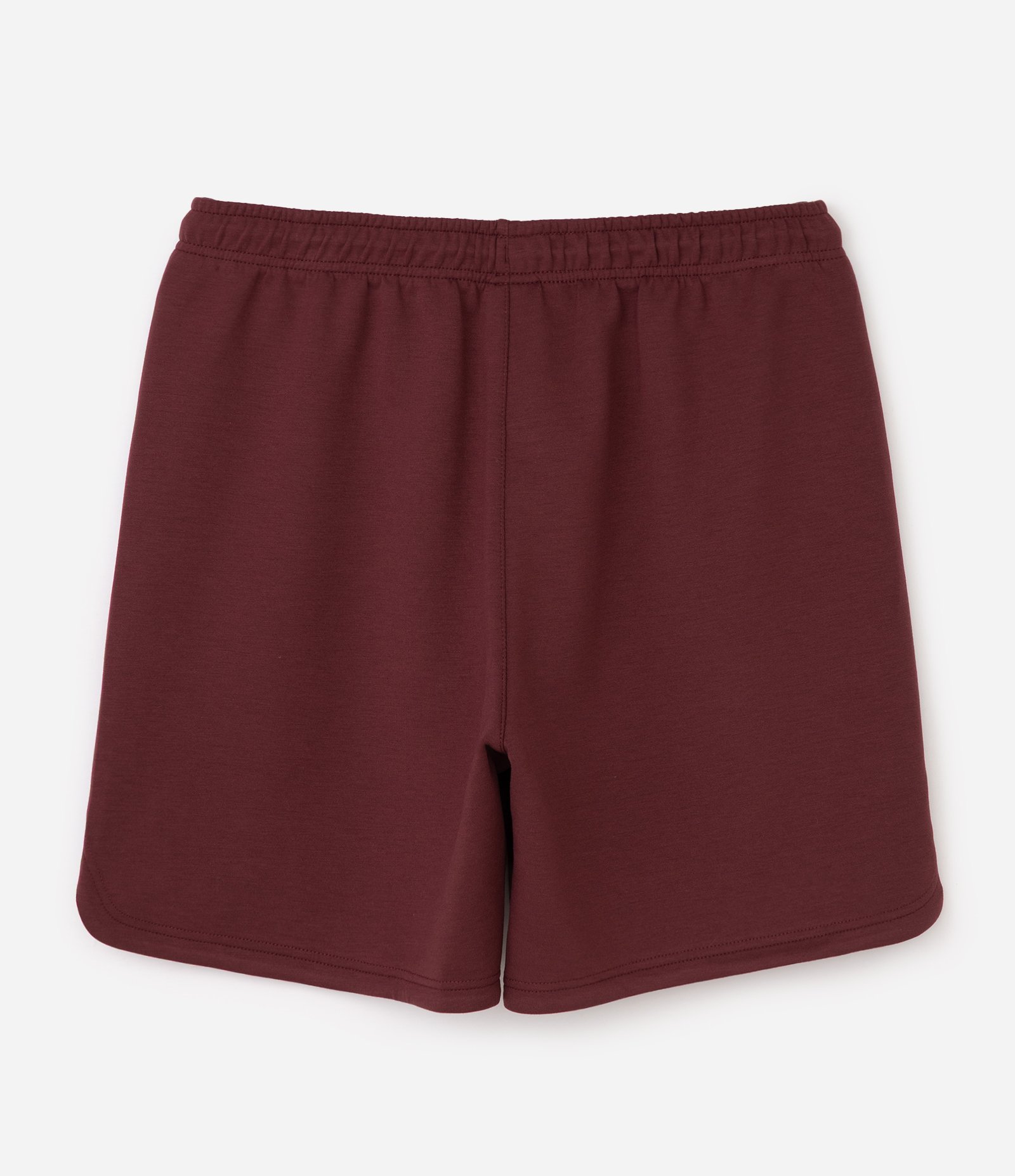 Bermuda Esportiva em Moletom Tecnológico com Cós Elástico e Zíper no Bolso Bordô 6