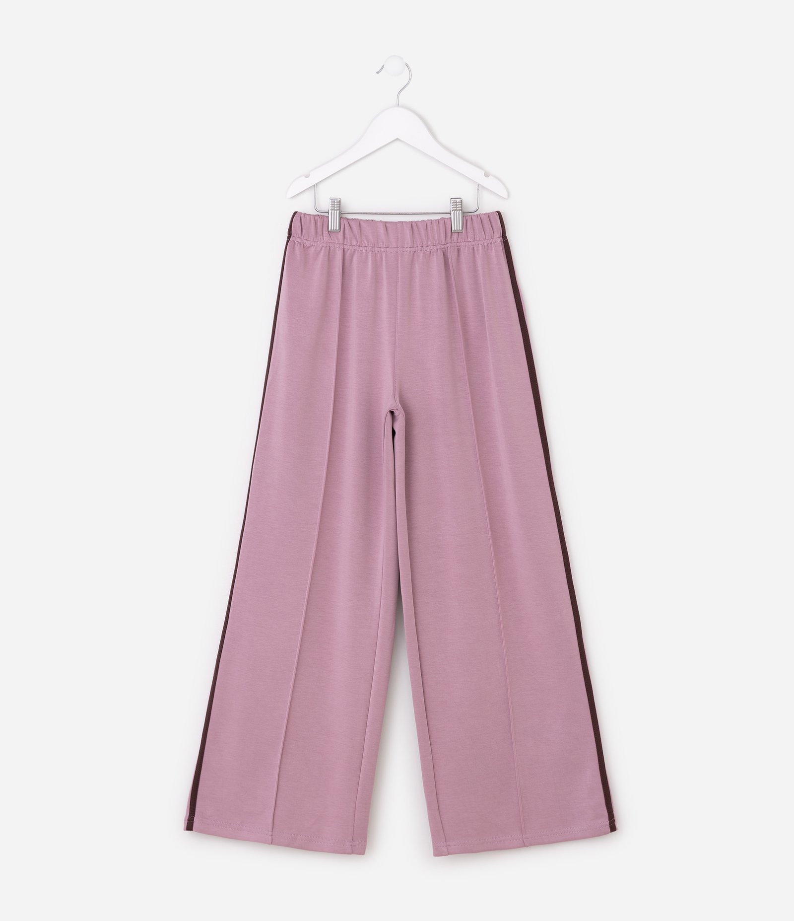 Calça Infantil com Listra Contrastante - Tam 5 a 16 Anos Rosa 4