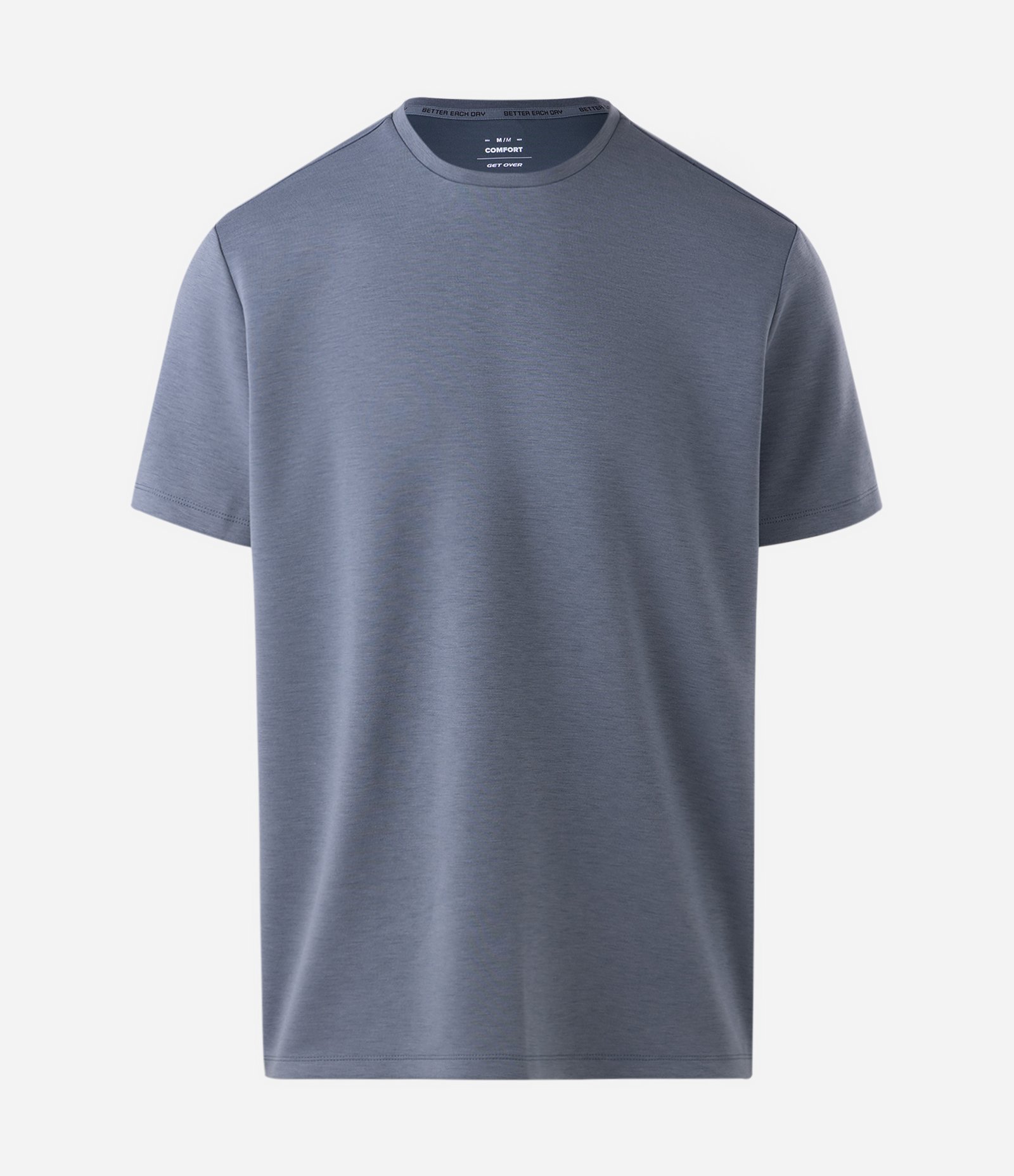 Camiseta Comfort Esportiva em Malha Tecnológica com Tecnologia Dry Cinza 5