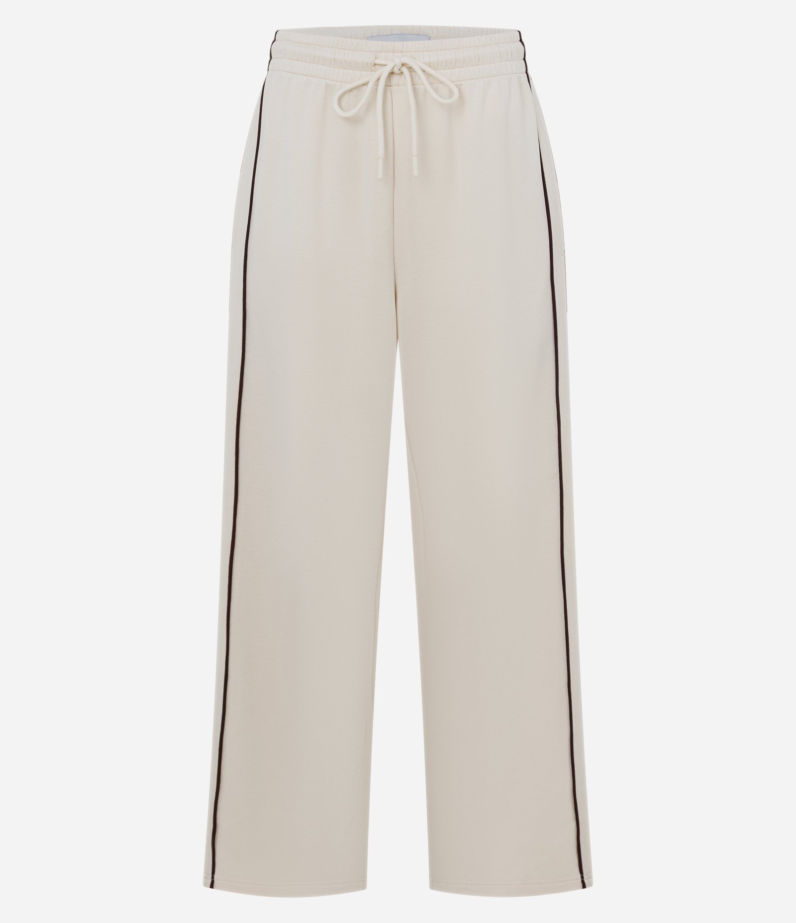 Calça em Moletom com Felpa e Listras Laterais Contrastantes Off White 5