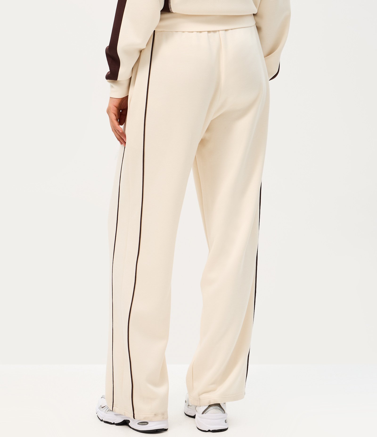 Calça em Moletom com Felpa e Listras Laterais Contrastantes Off White 4