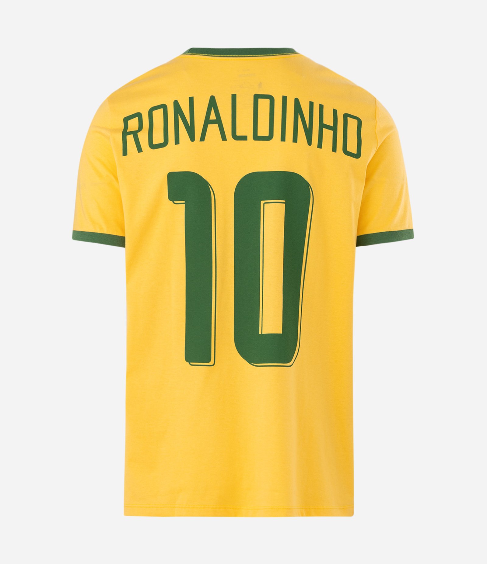 Camiseta Comfort Ronaldinho Brasil Amarelo 6