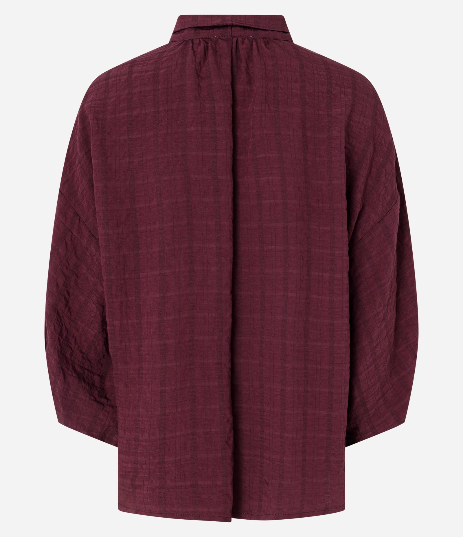 Blusa com Gola Laço e Mangas Bufantes Vermelho 6