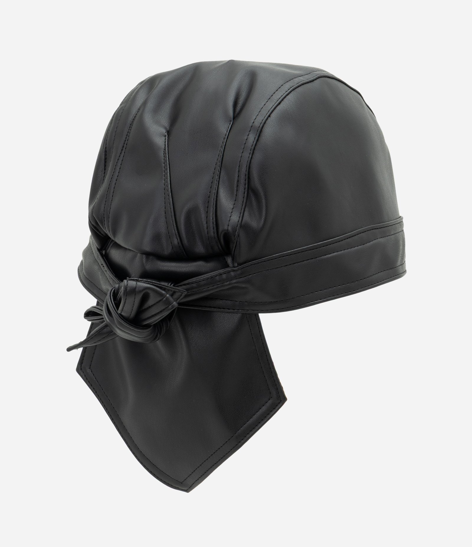 Chapéu Durag em PU com Bordado Taurus Gang Preto 3