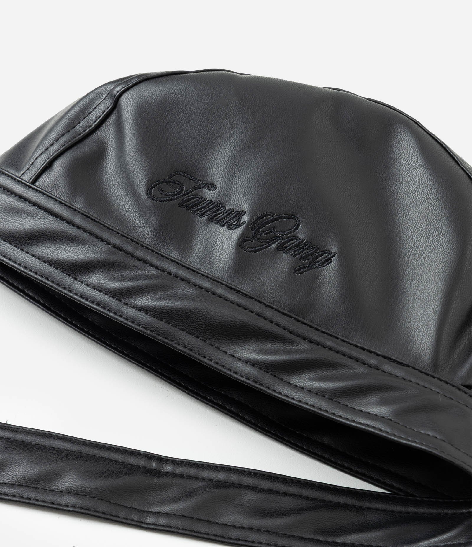 Chapéu Durag em PU com Bordado Taurus Gang Preto 6