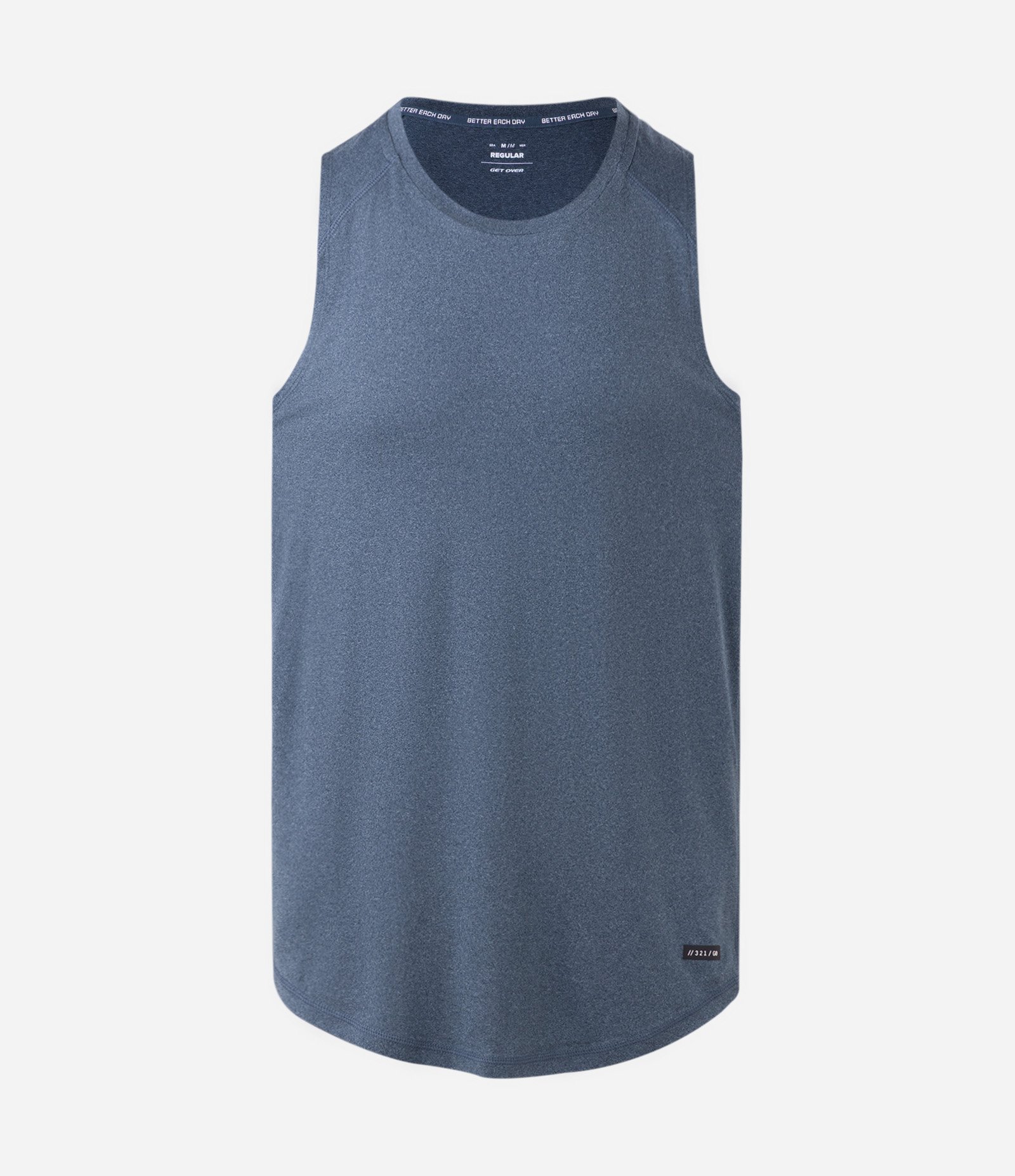 Regata Esportiva com Detalhe Contrastante Azul 1