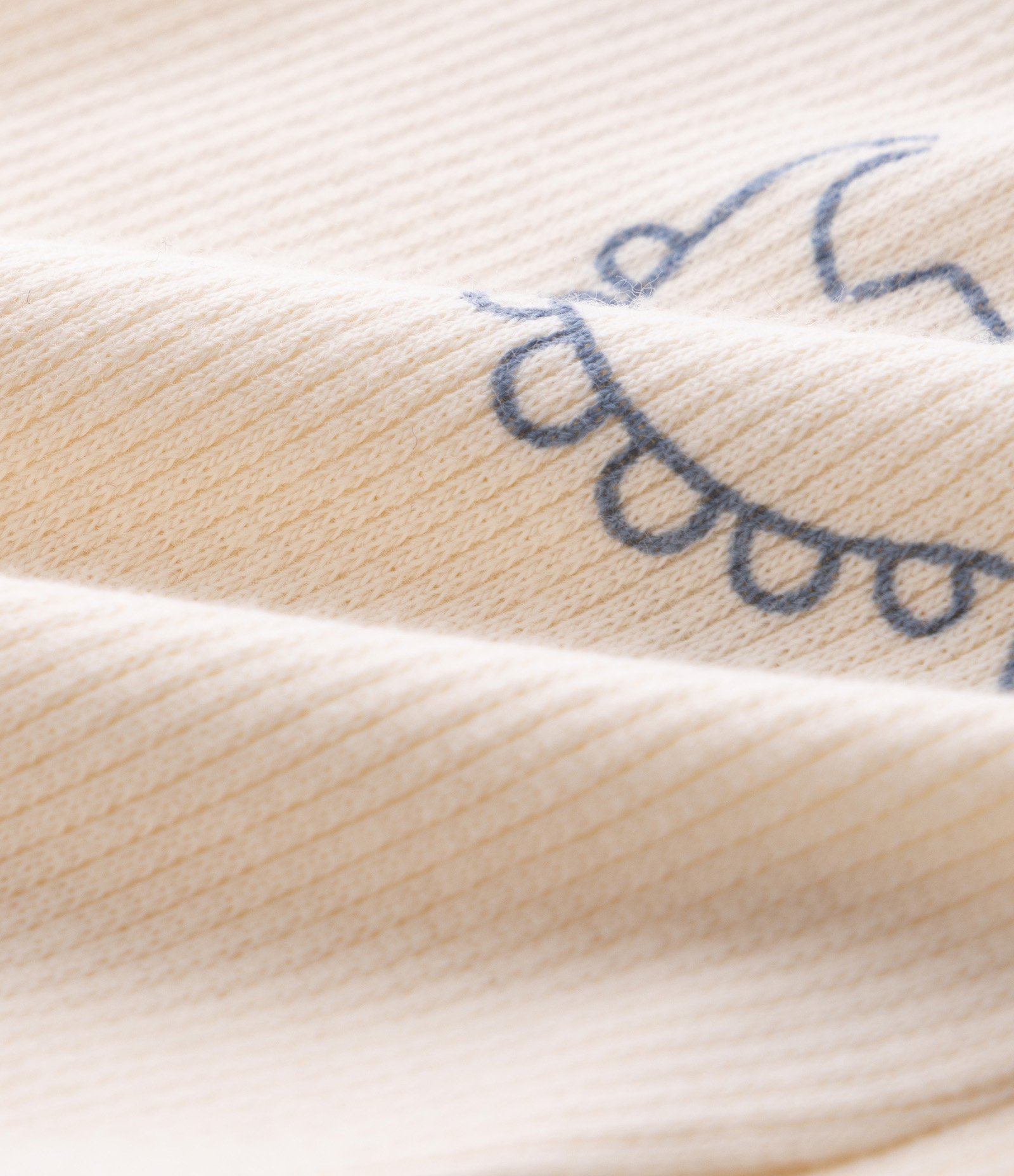 Calça Infantil em Ribana com Estampa Dino Outline – Tam 0 a 18 Meses Off White 4