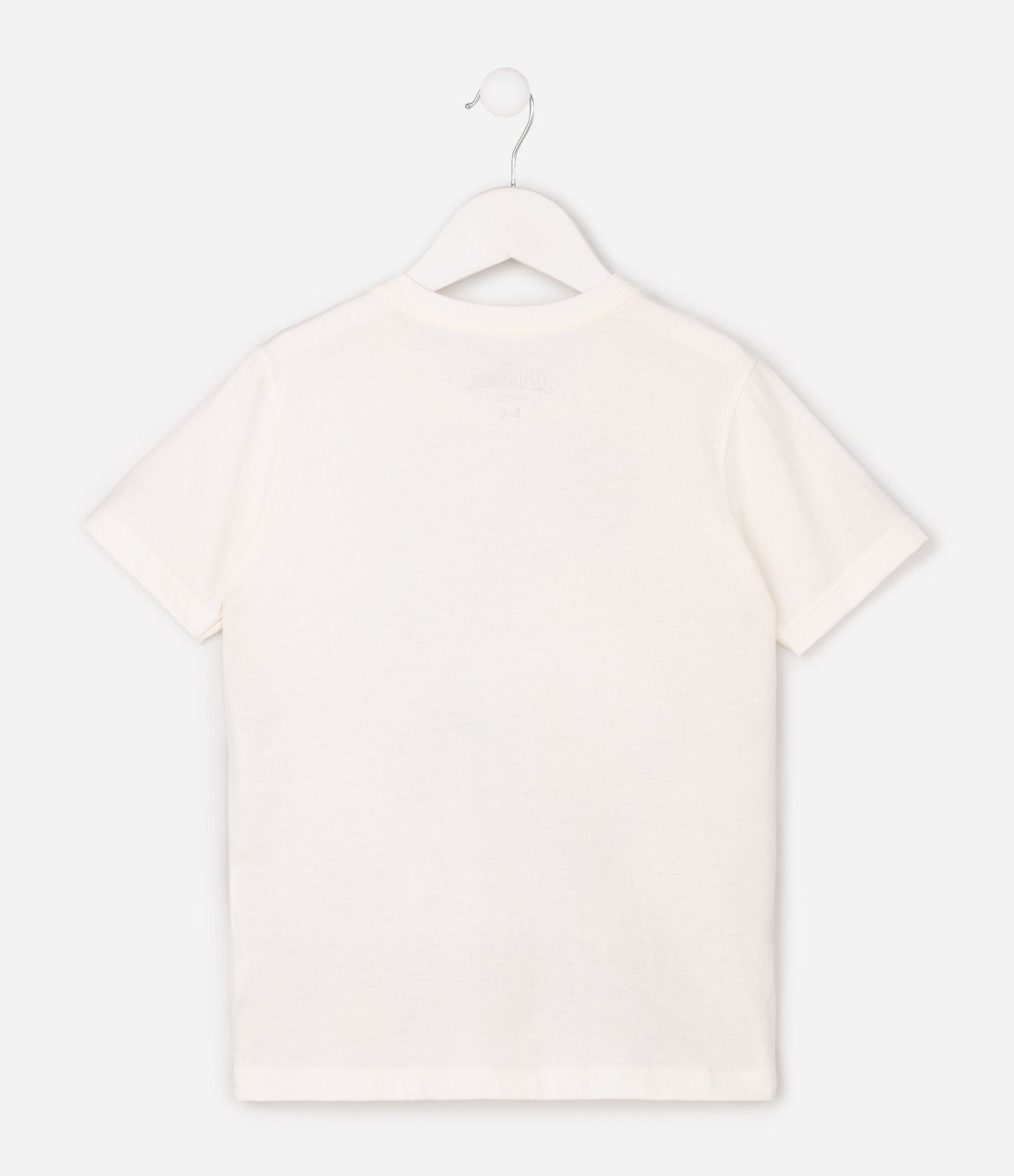 Camiseta em Algodão com Estampa Spider Man Outline - Tam 4 a 12 Anos Branco 3