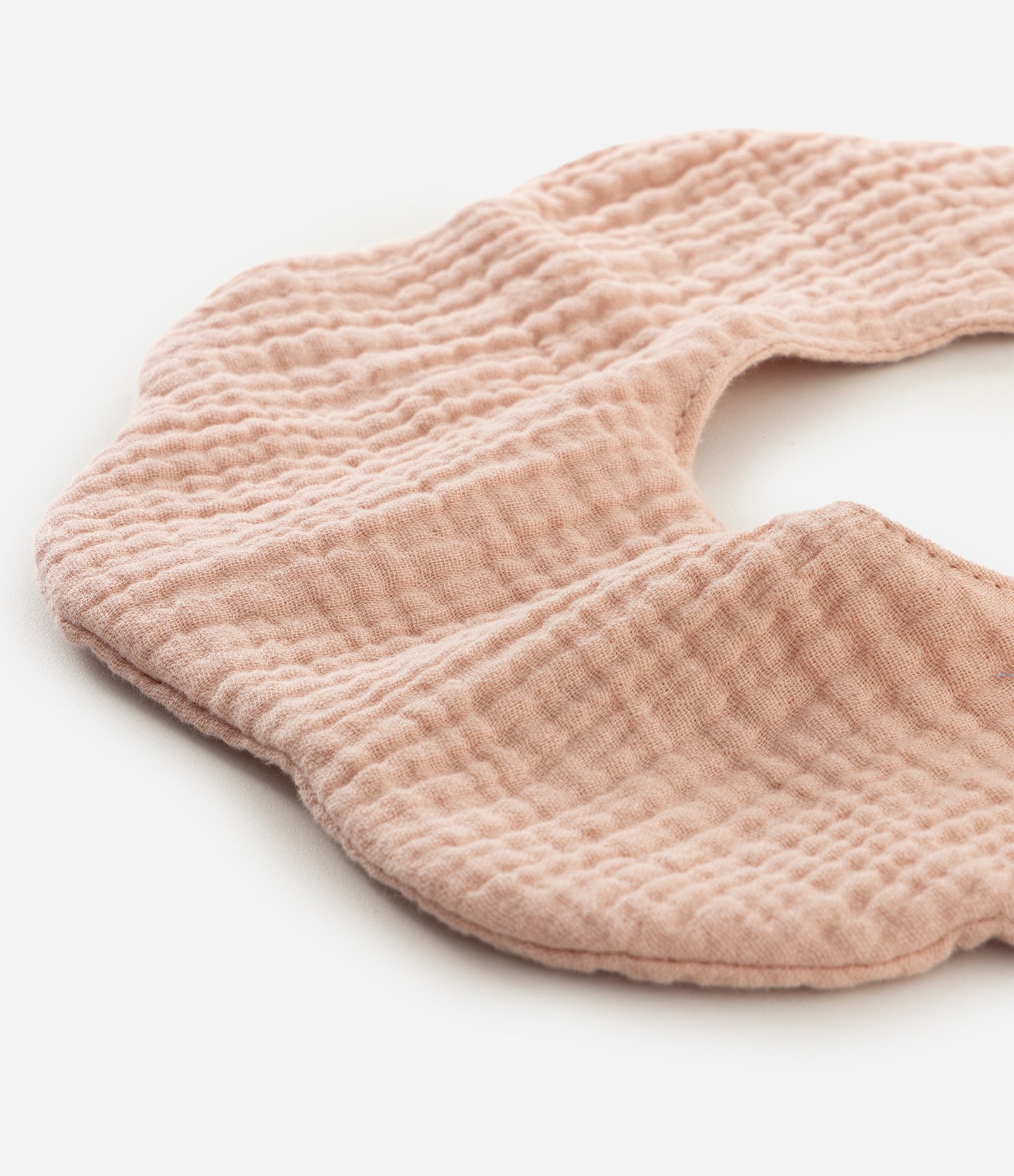 Kit Babador e Faixa de Cabelo Infantil Em Algodão - Tam Único Rosa 3