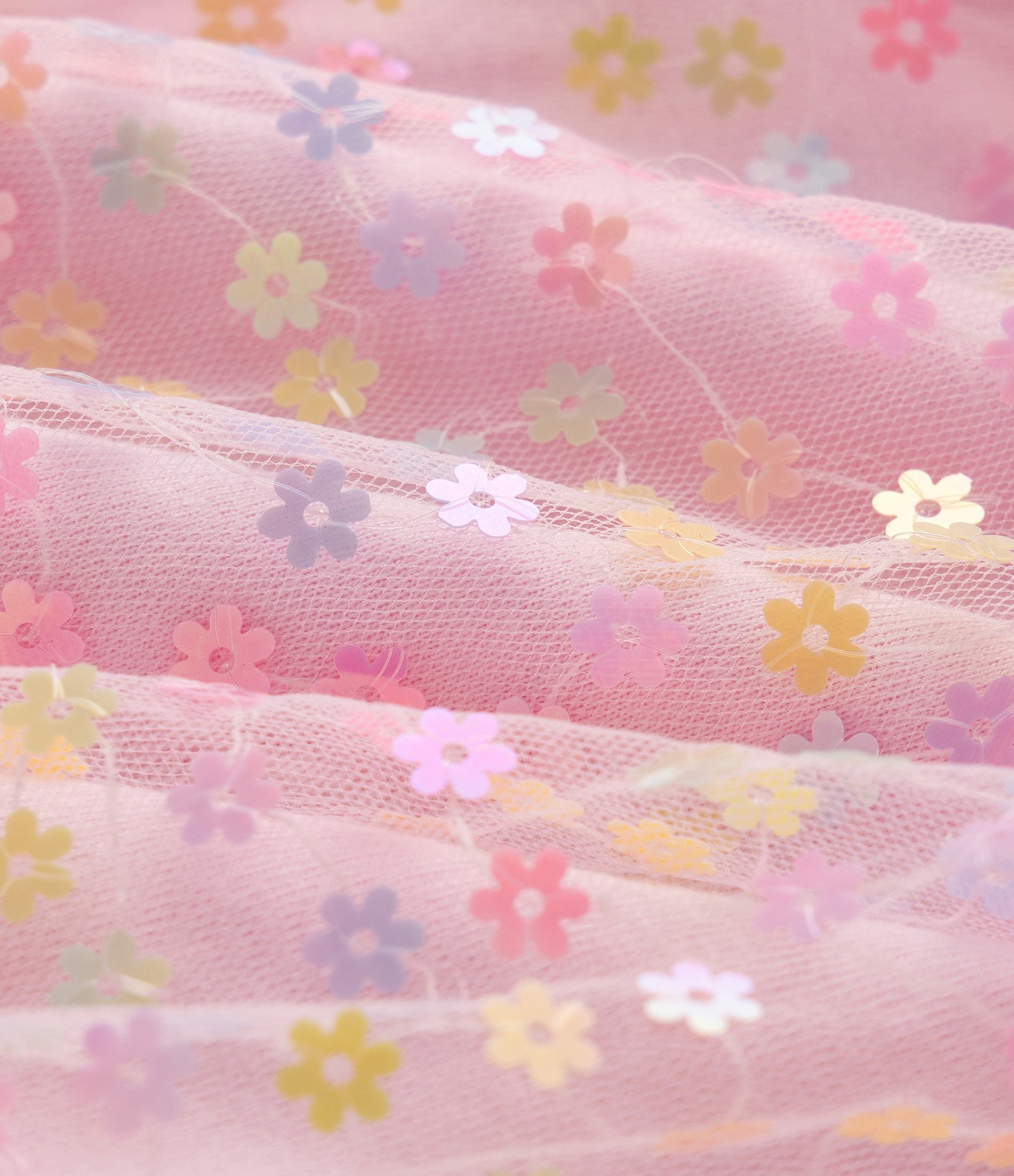 Vestido Infantil Com Saia de Tule Com Paetê - Tam1 a 6 Anos Rosa 5