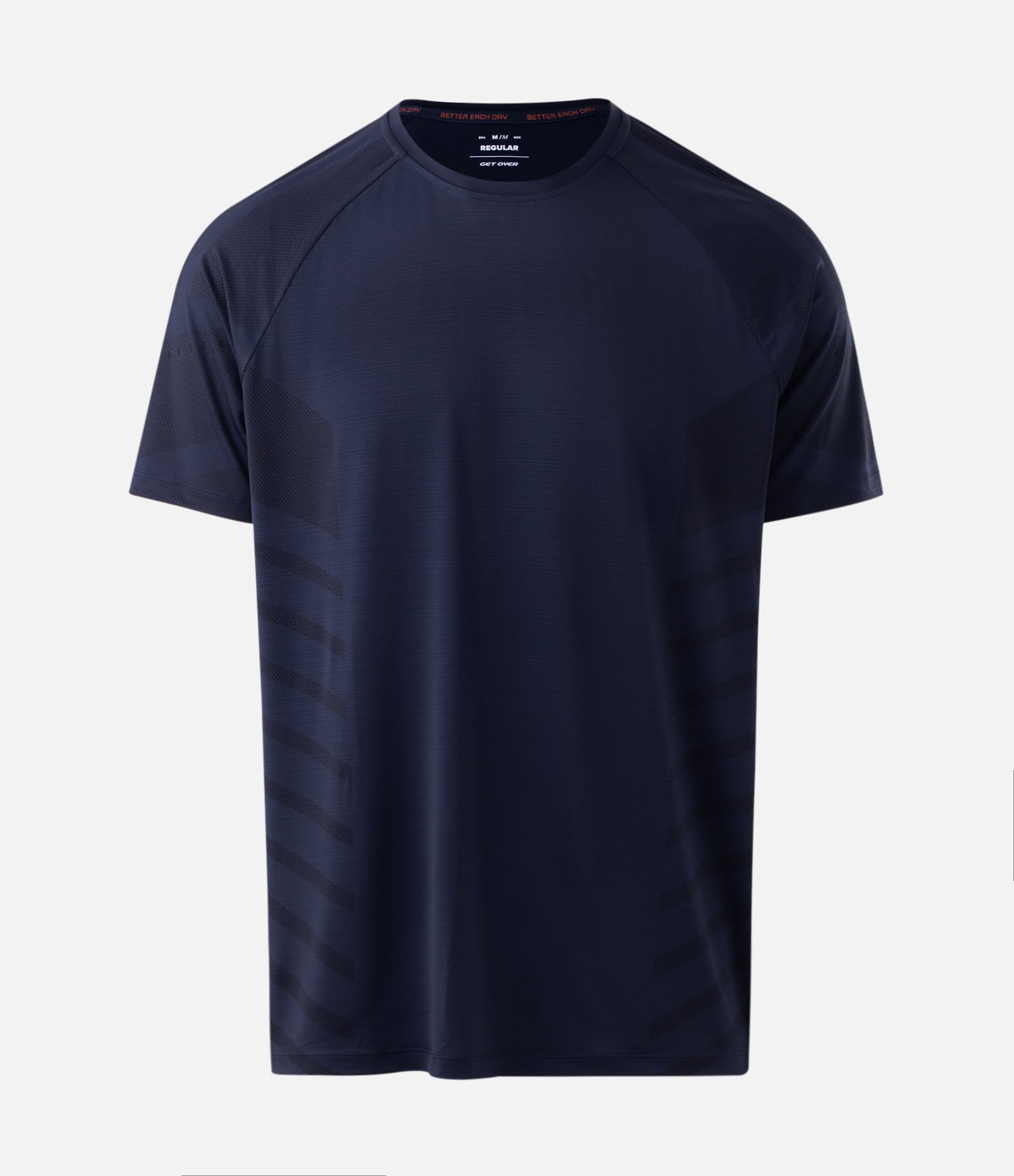 Camiseta Esportiva Dry com Manga Raglan Azul 5