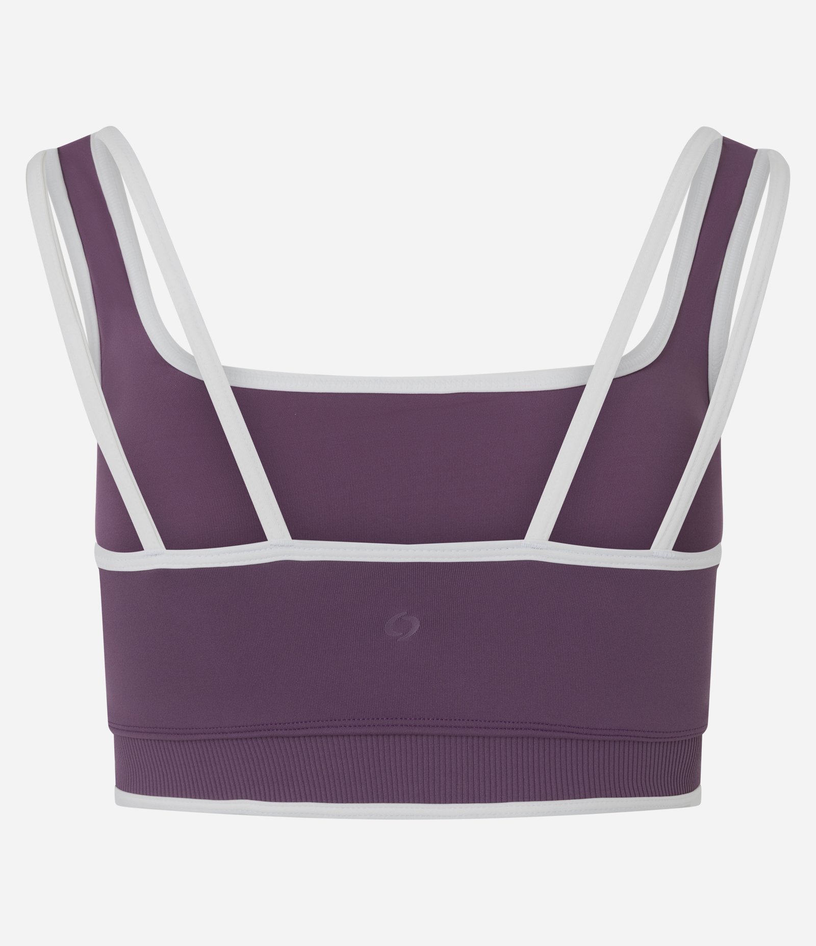 Top Esportivo em Microfibra com Viés Contrastante Roxo 6