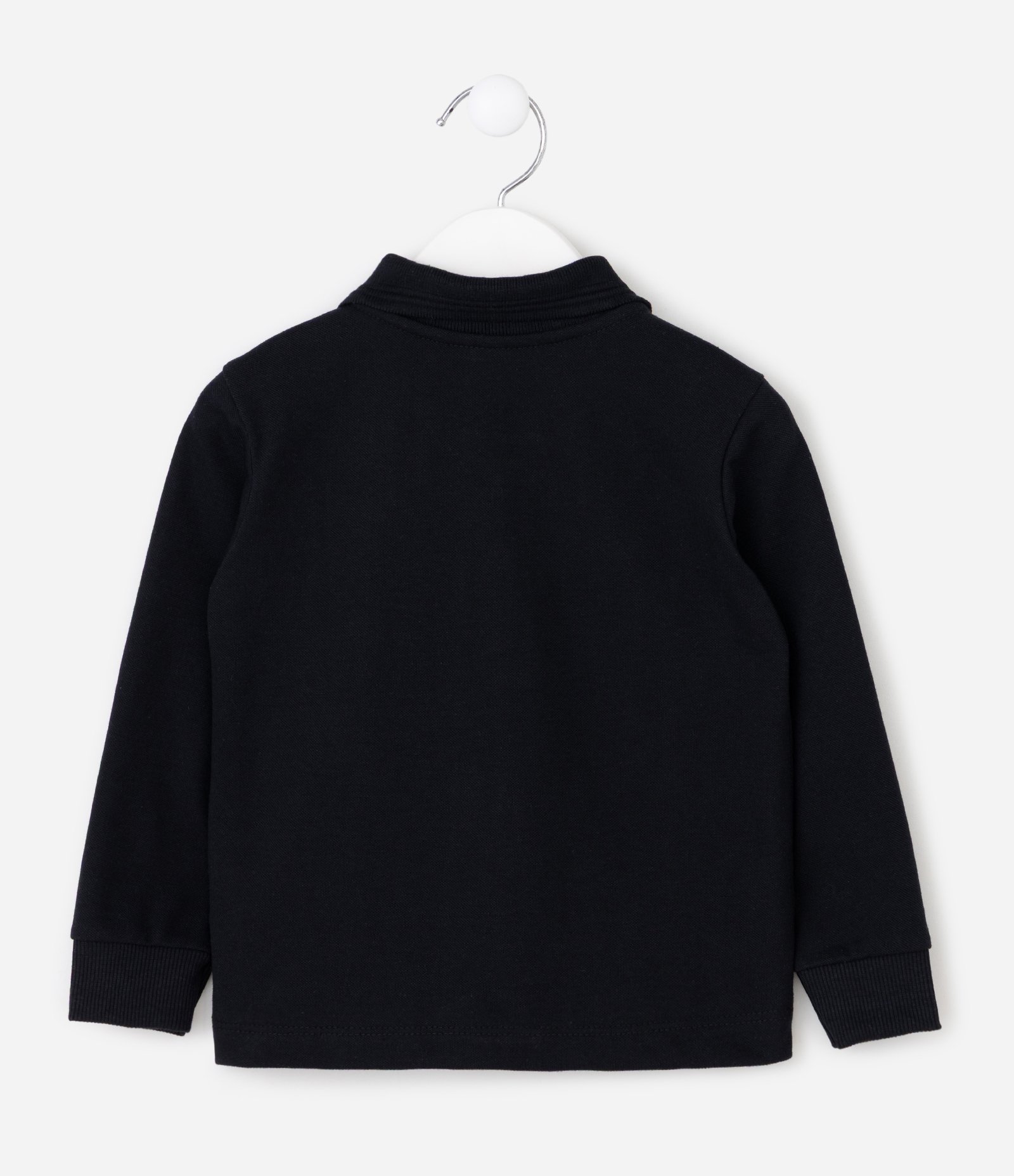 Camiseta Infantil com Estampa Relâmpago McQueen e Gola Polo – Tam 2 a 6 Anos Preto 3
