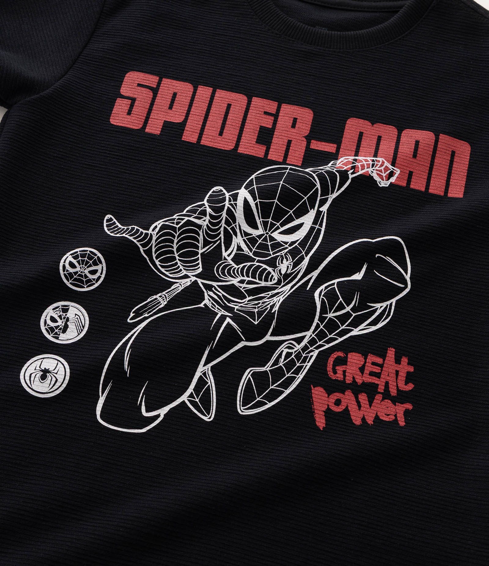 Camiseta Infantil com Estampa Homem Aranha – Tam 4 a 12 Anos Preto 5