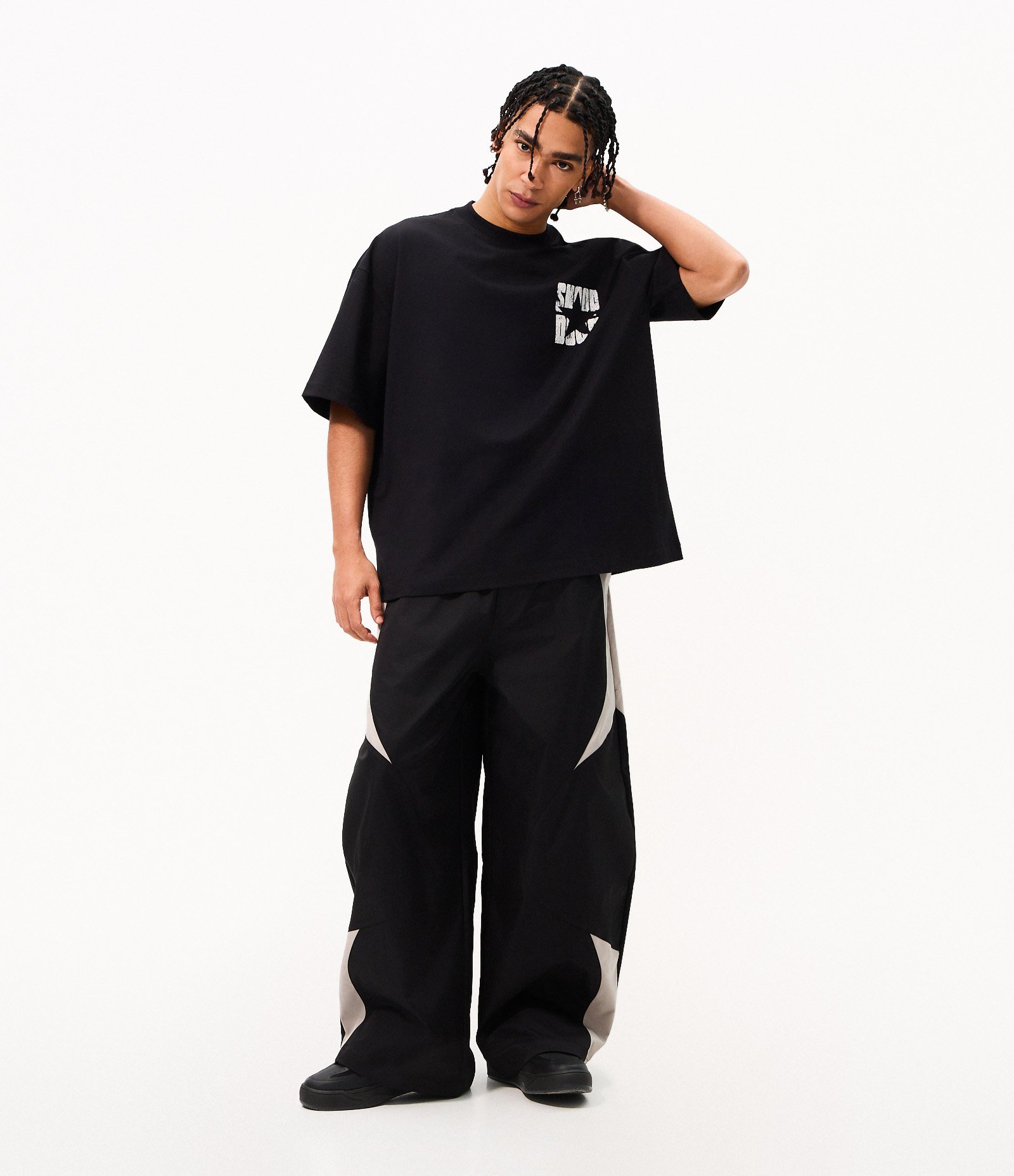 Camiseta Oversized em Algodão com Estampa Snoop Dogg Preto 2