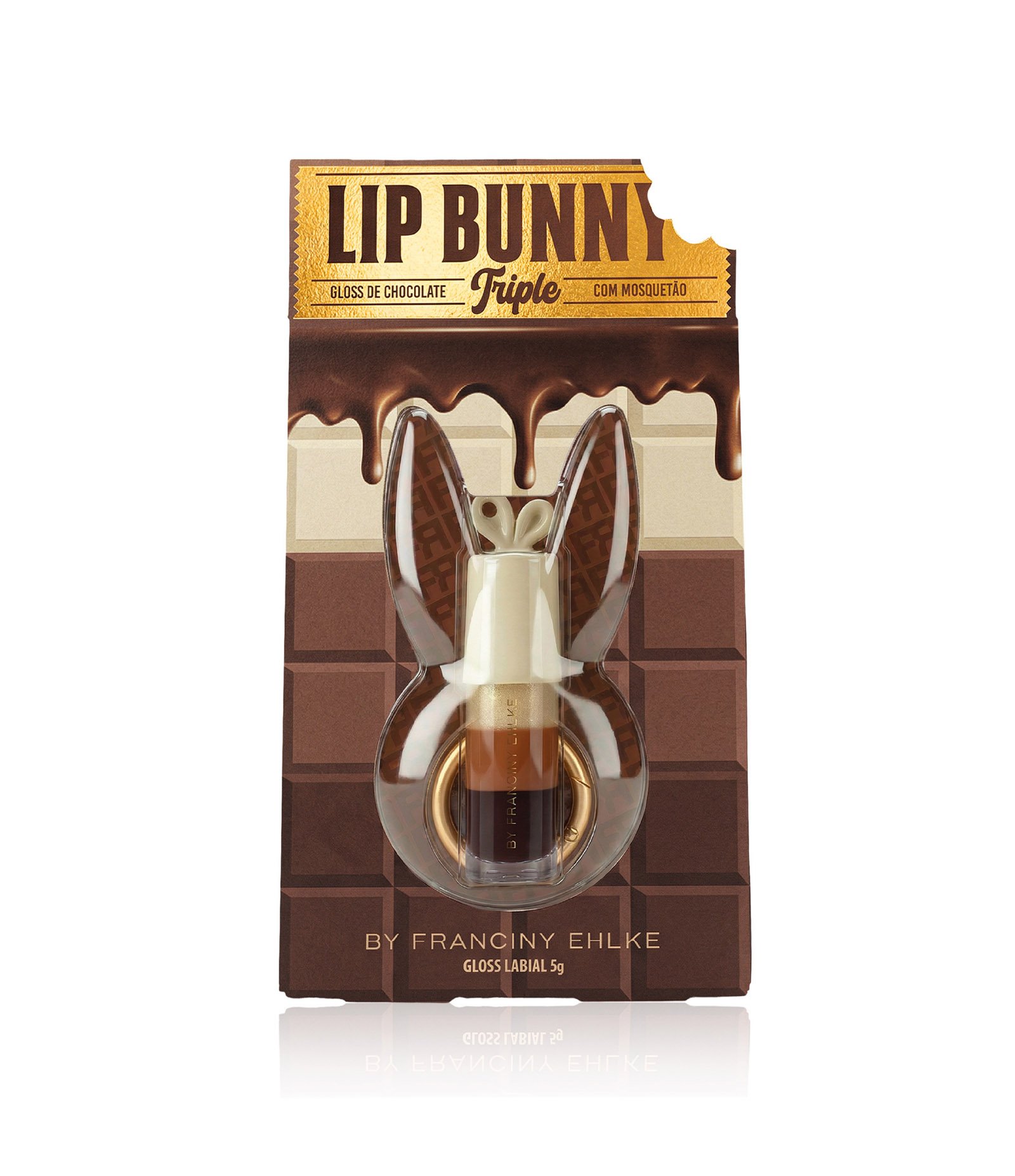 Gloss Fran By Franciny Ehlke Lip Bunny Triple Chocolate 1