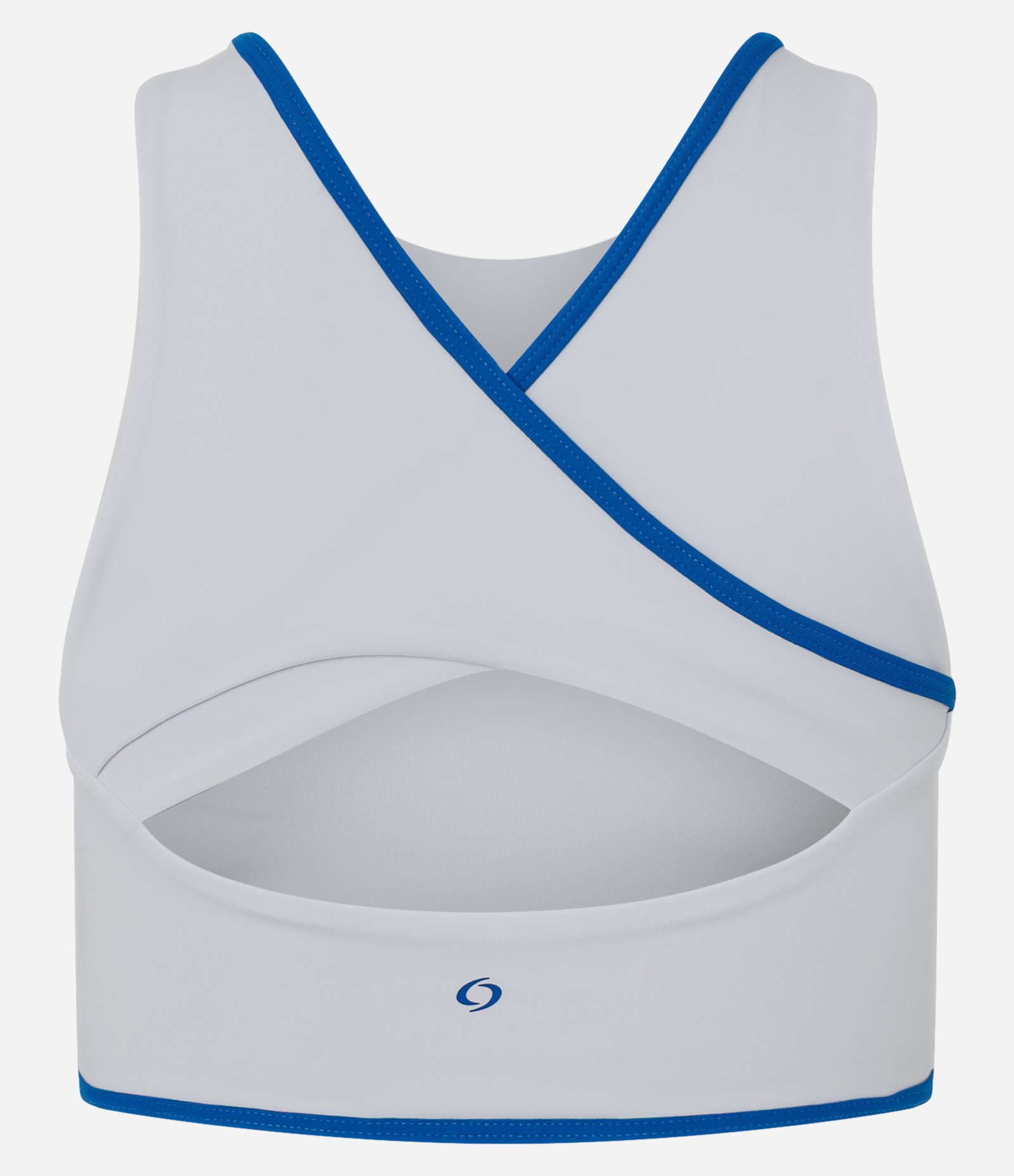 Top Esportivo em Microfibra com Transpasse nas Costas Branco 10