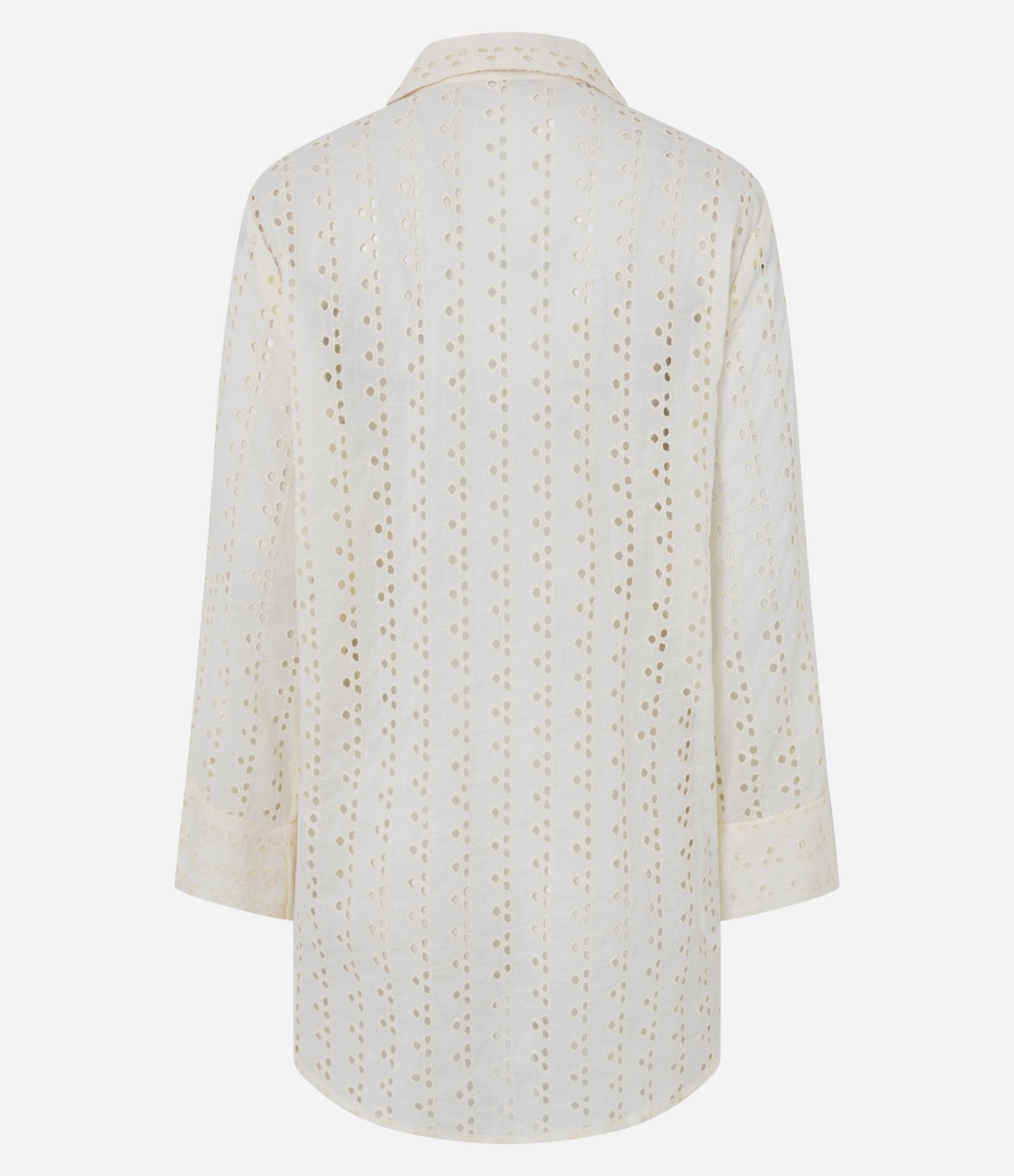 Bata Laise Texturizada com Pesponto e Amarração Branco 7