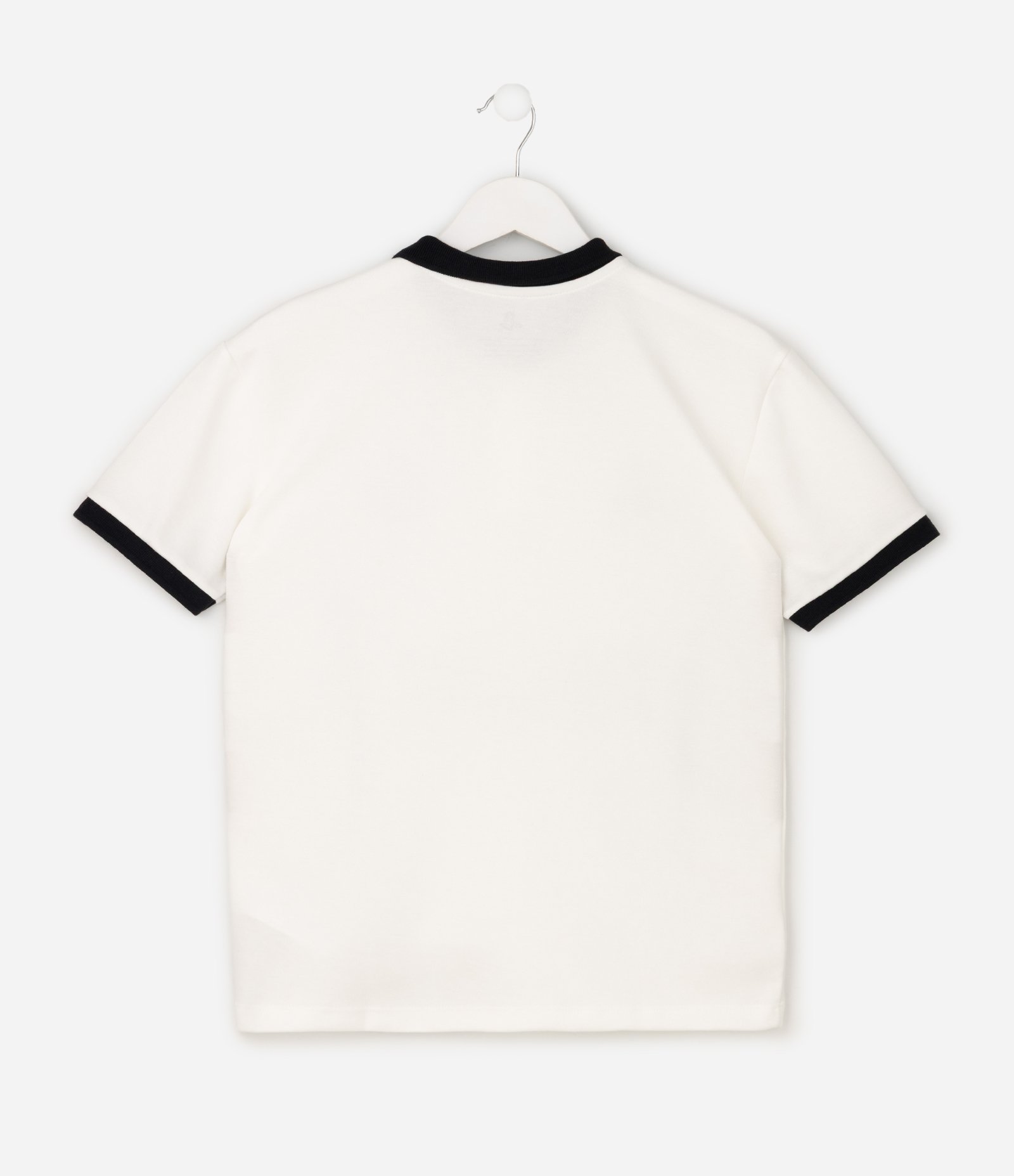 Camiseta Polo Infantil com Estampa PlayStation e Recortes – Tam 5 a 14 Anos Branco 3
