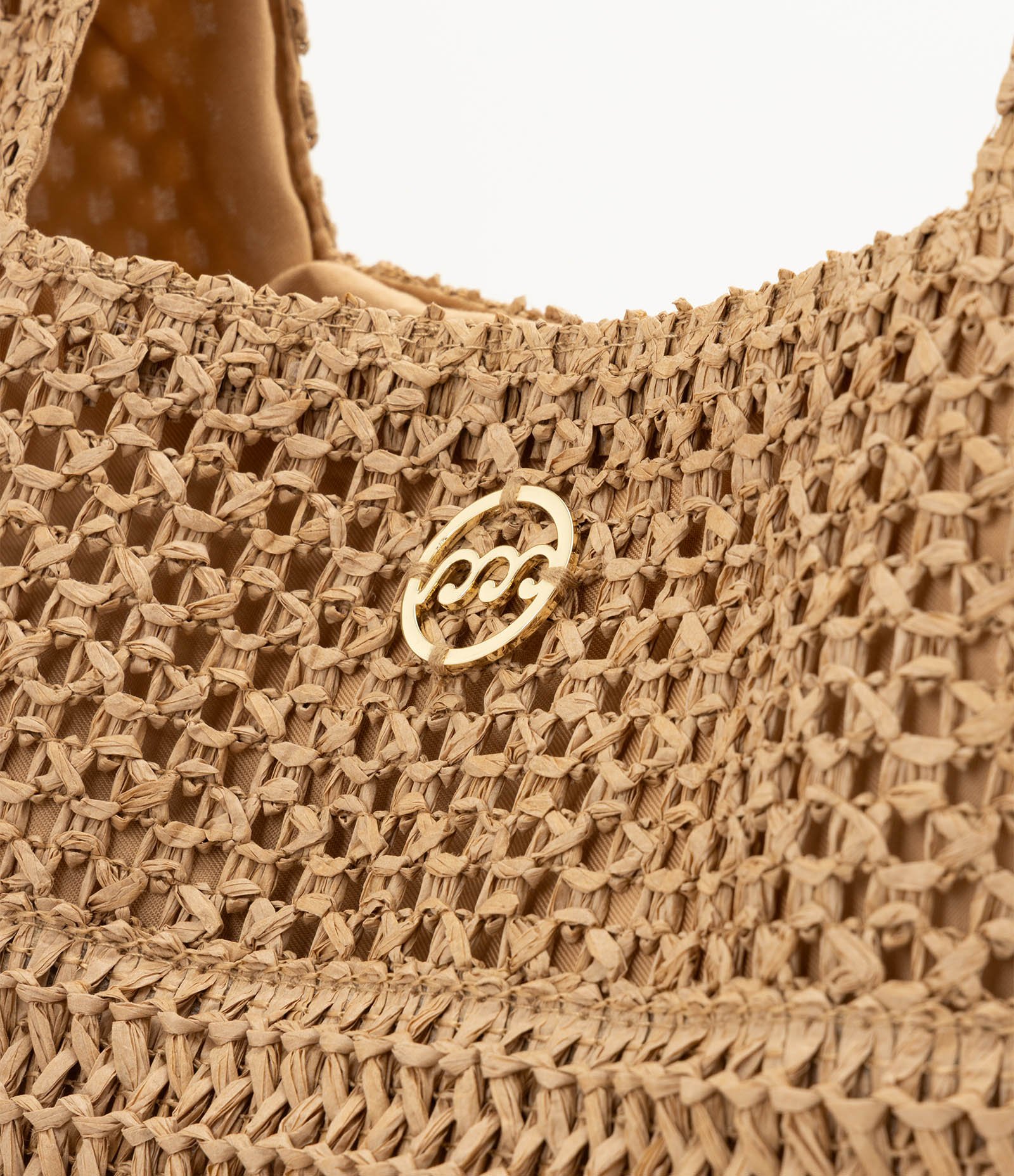 Bolsa Retangular em Papel com Trama Artesanal Marrom 4