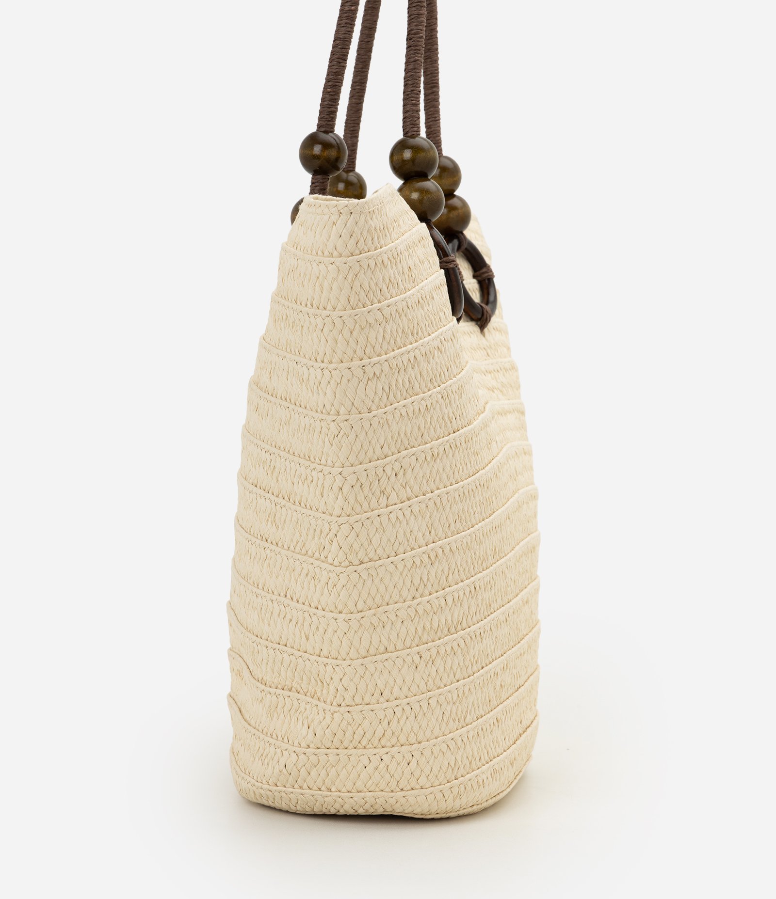 Bolsa de Papel com Botão de Pressão Bege 3
