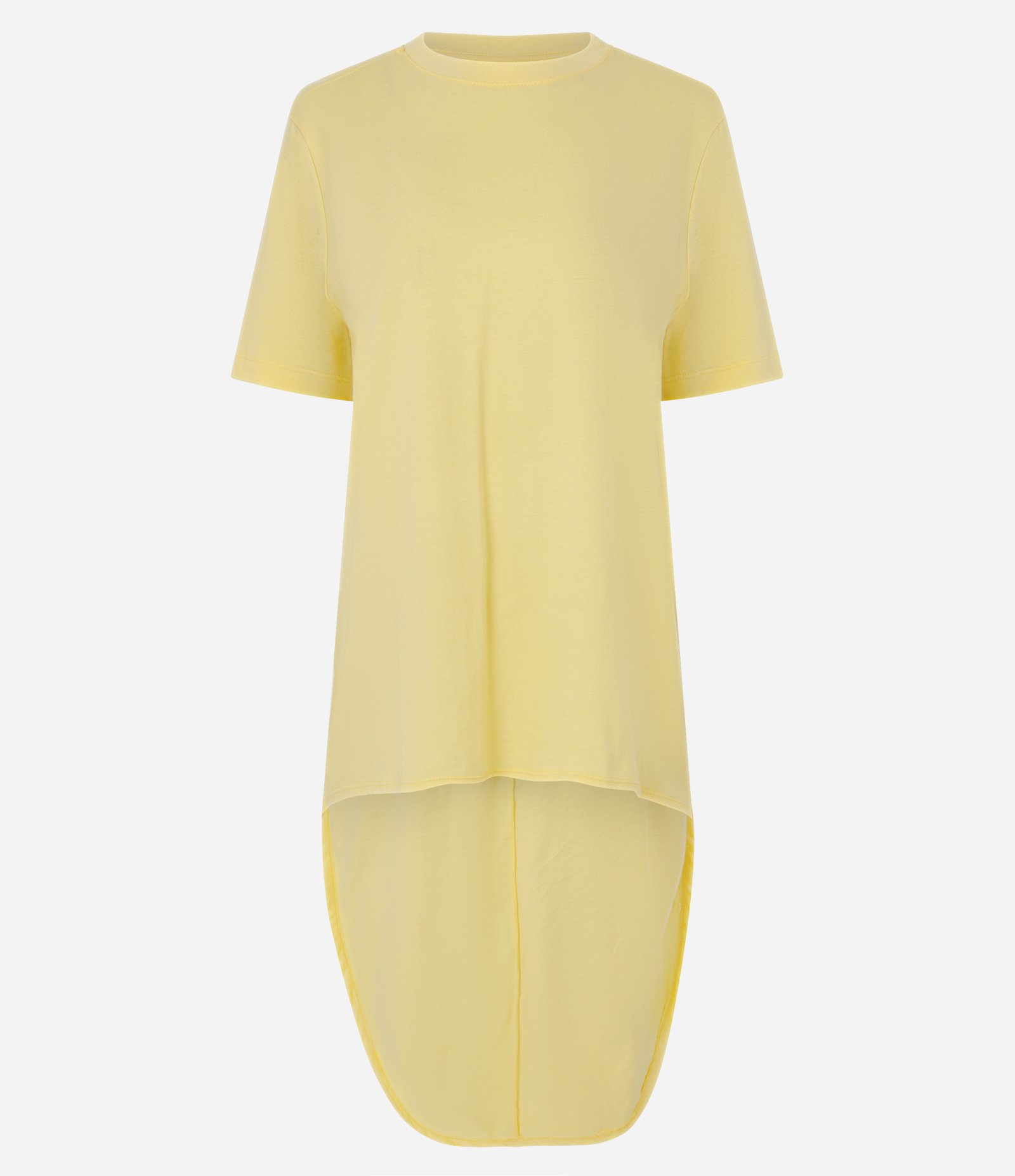 Camiseta em Algodão com Barra Mullet Amarelo 1
