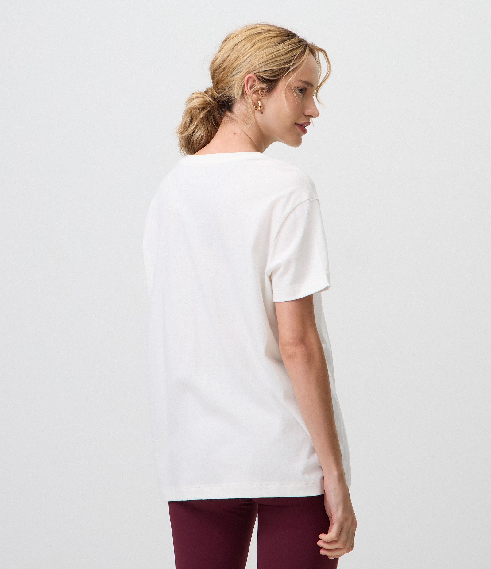 Camiseta Oversized Esportiva com Lettering Sports Season Off White 3
