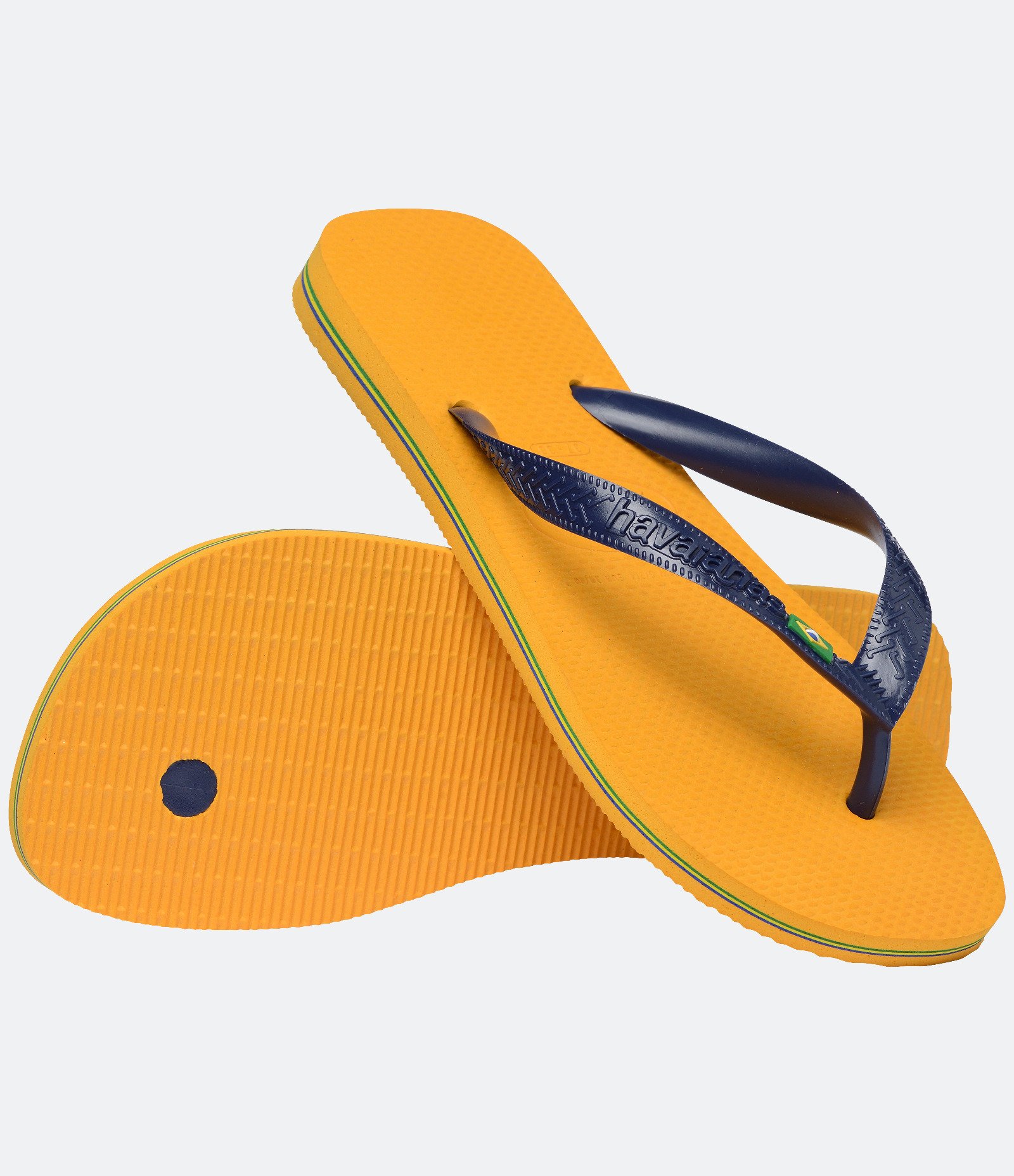 Chinelo Havaianas Tradicional Brasil Amarelo 4