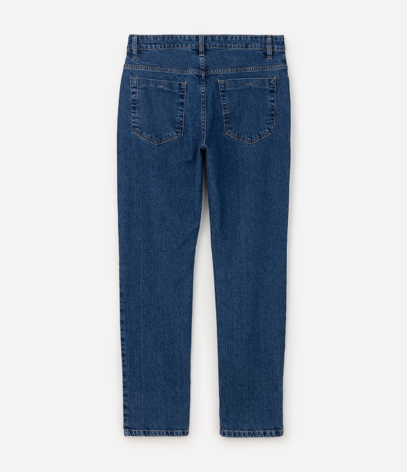 Calça Jeans Slim com Bolsos Funcionais Azul 5