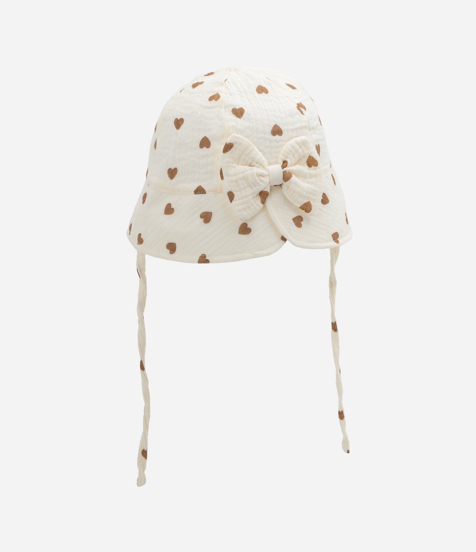 Chápeu Bucket Infantil Em Tricoline - Tam Único Bege 1
