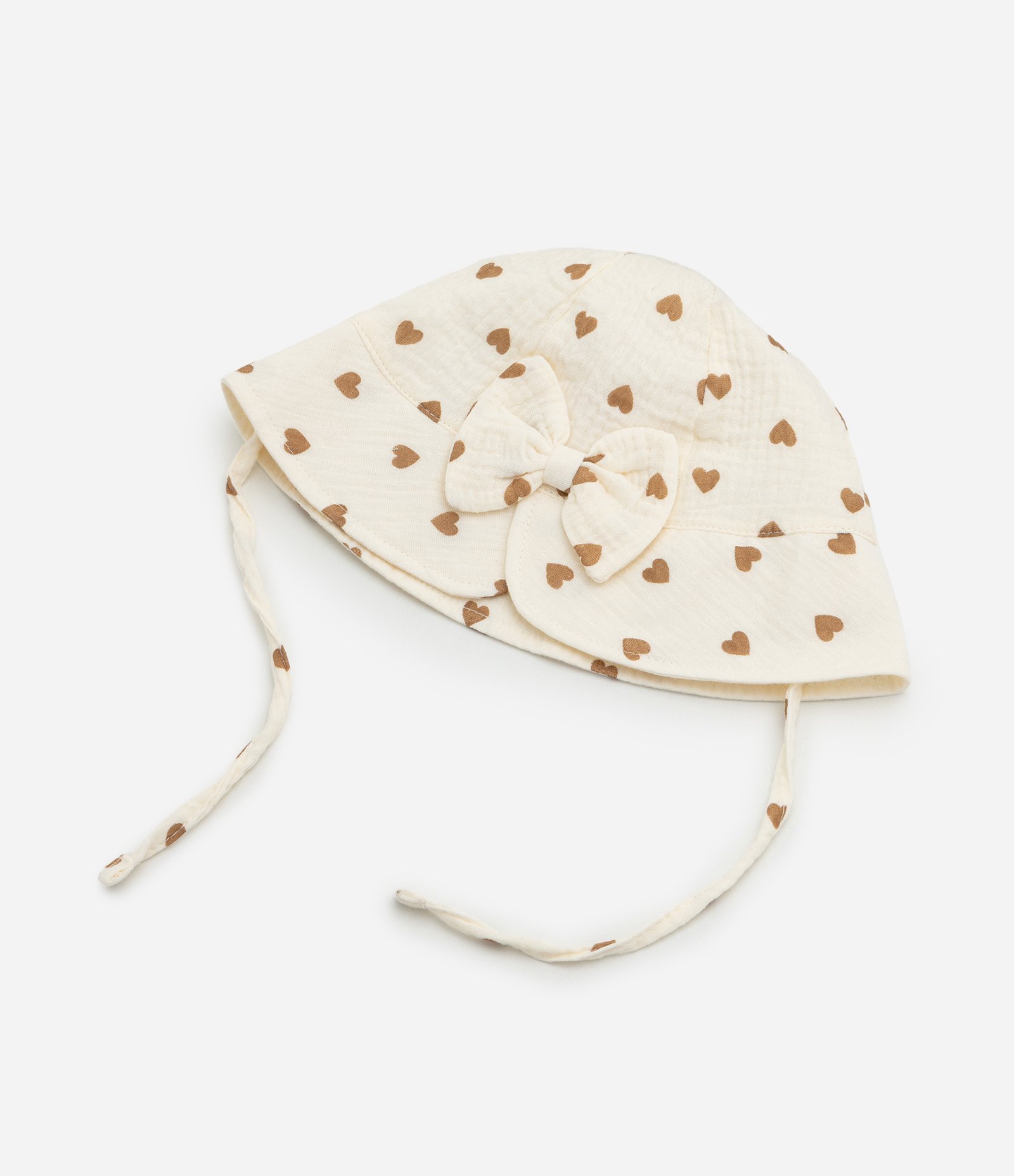 Chápeu Bucket Infantil Em Tricoline - Tam Único Bege 3