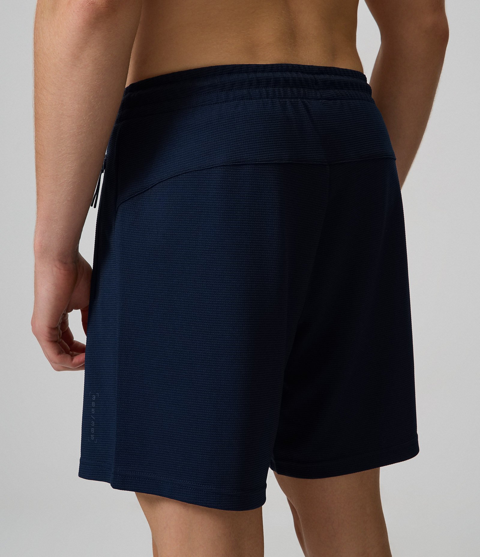 Bermuda Esportiva Texturizada com Bolsos de Zíper Azul 3