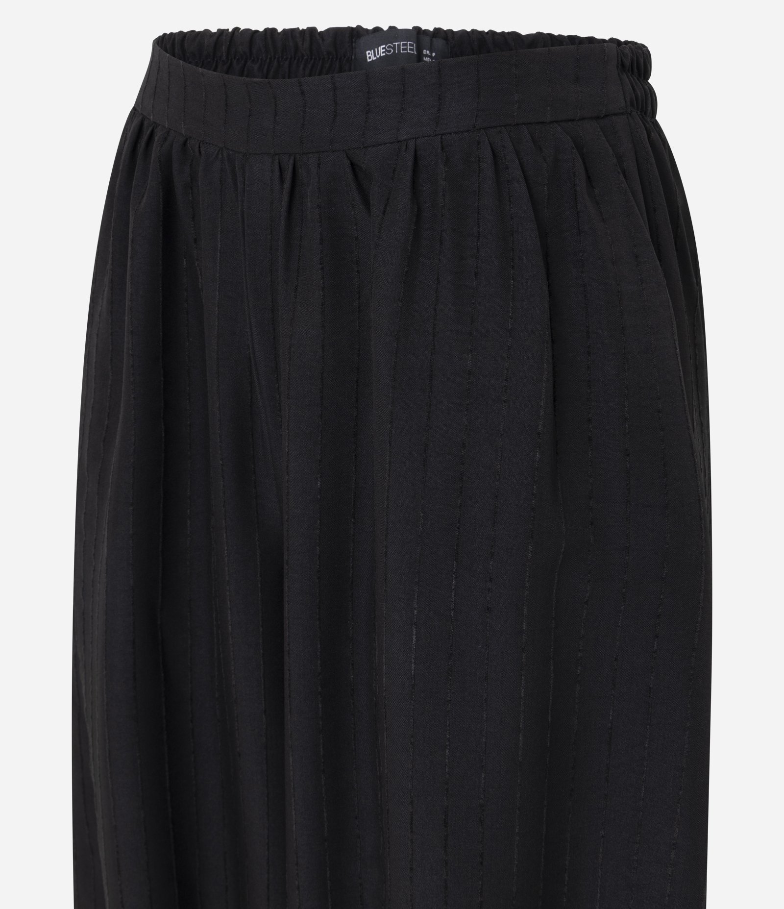 Calça Aladim em Crepe com Textura Preto 2